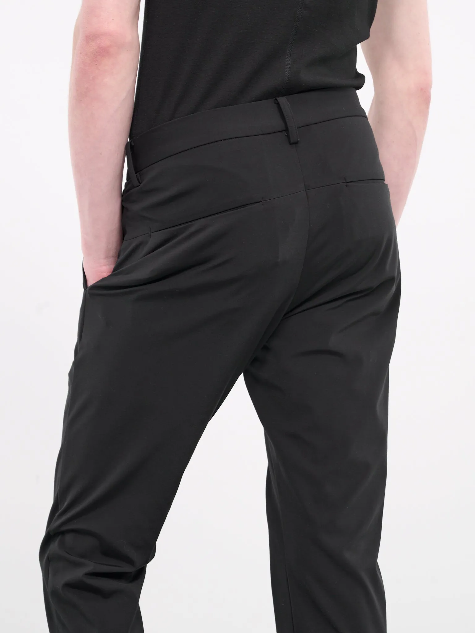 Tailored Trousers (AP41-022-BLACK) sold by lorenzo product image thumbnail 4
