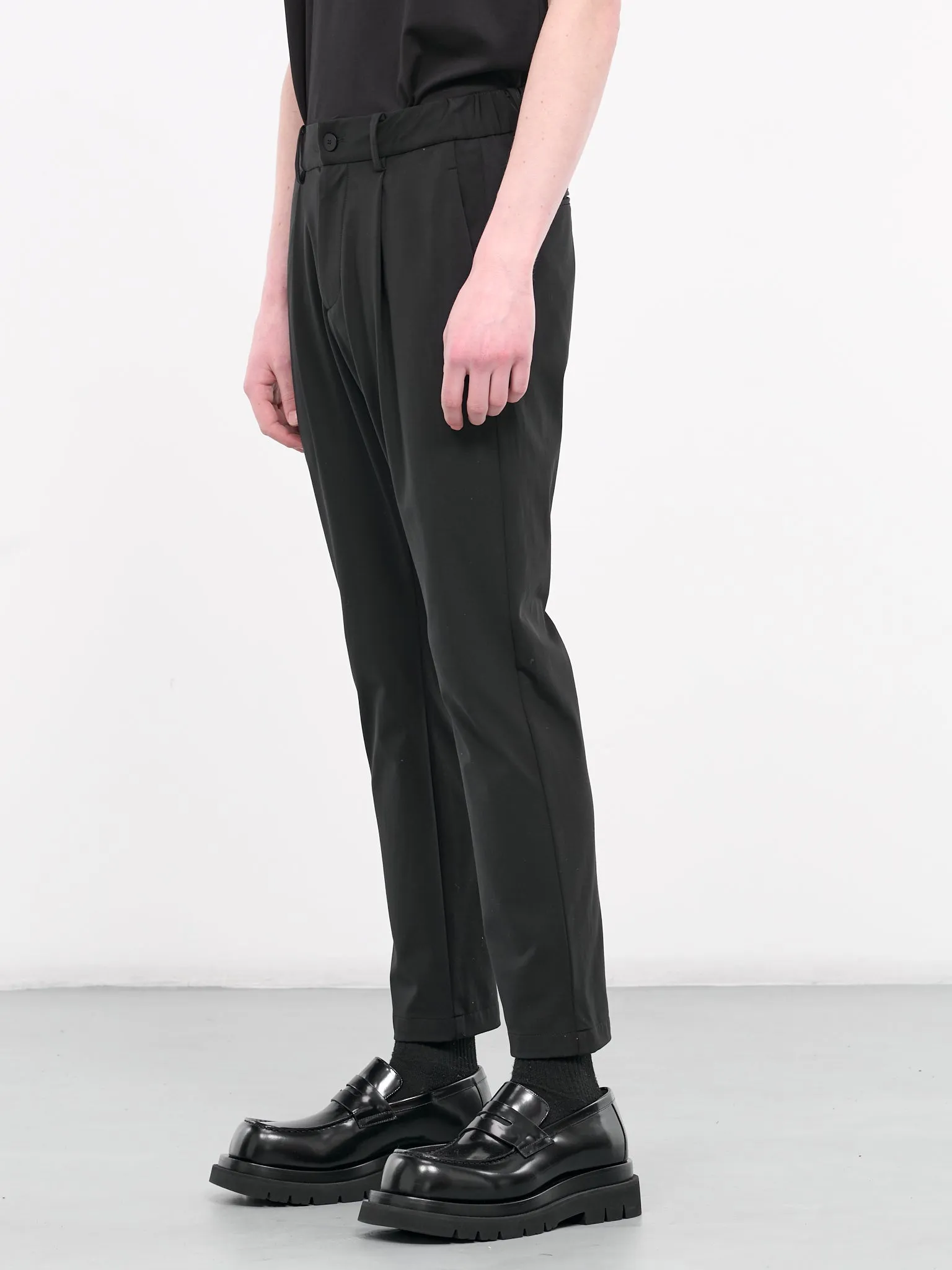 Tailored Trousers (AP41-021-BLACK) sold by lorenzo product image thumbnail 2