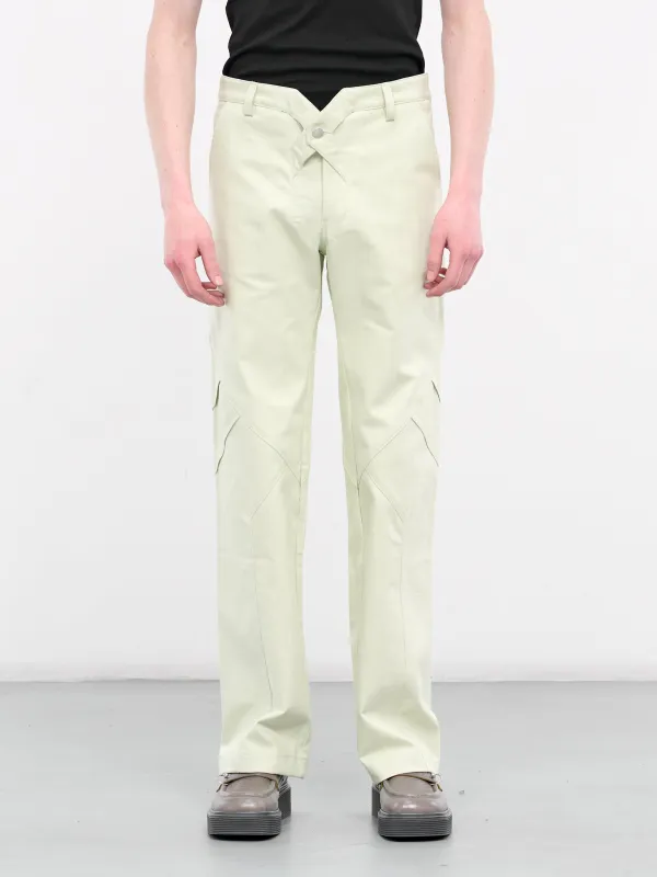 Jukebox Straight Trousers (P-02-H-MINT-GREEN) sold by lorenzo