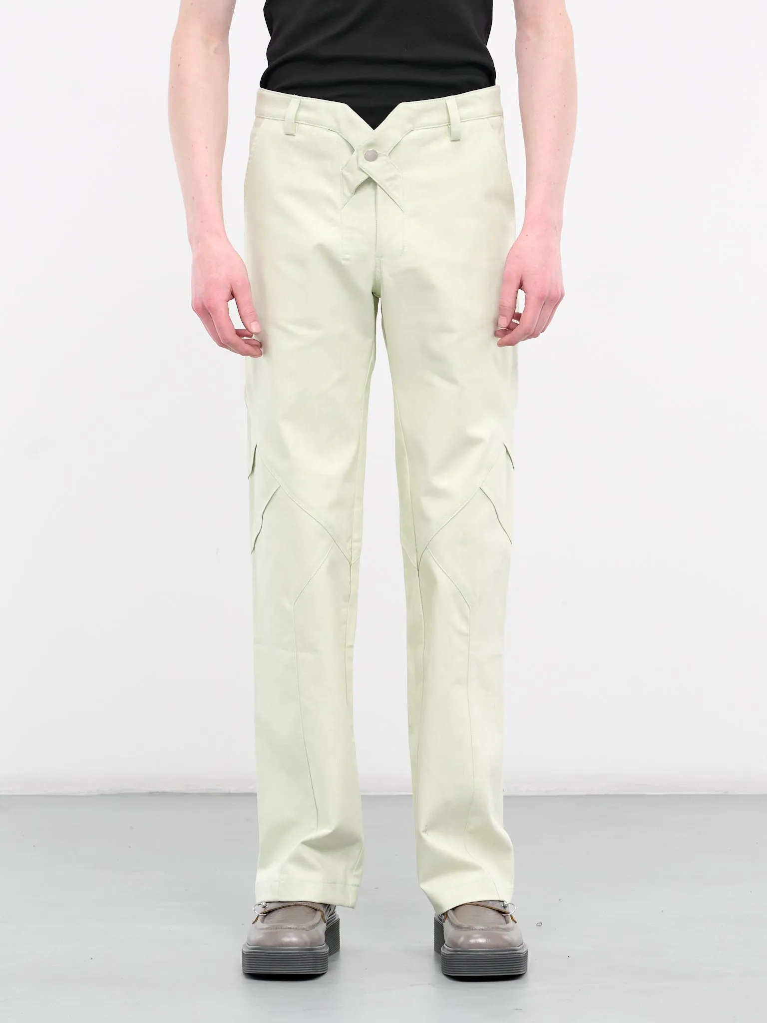 Jukebox Straight Trousers (P-02-H-MINT-GREEN) sold by lorenzo