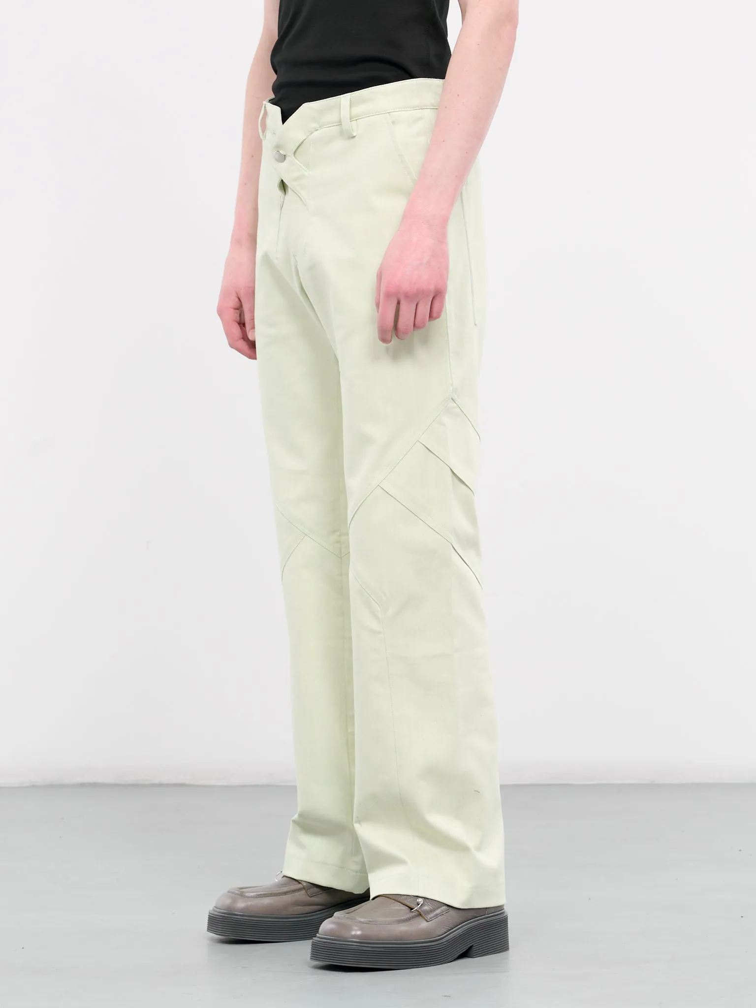 Jukebox Straight Trousers (P-02-H-MINT-GREEN) sold by lorenzo product image thumbnail 2