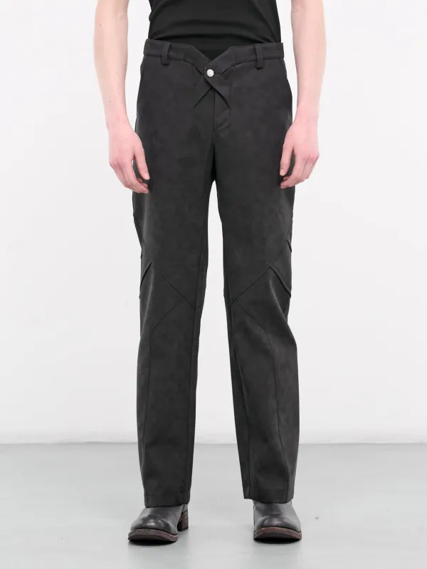 Jukebox Straight Trousers (P-02-H-DARK-GREY) sold by lorenzo