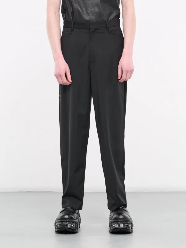 Tailored Trousers (MP23WZ98-JE2006-BLACK) sold by lorenzo