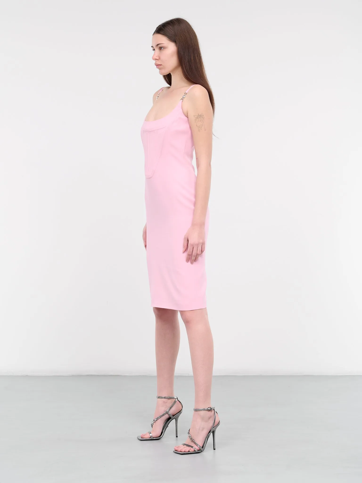 Corset Midi Dress (1013213-1PR20-PINK) sold by lorenzo product image thumbnail 2