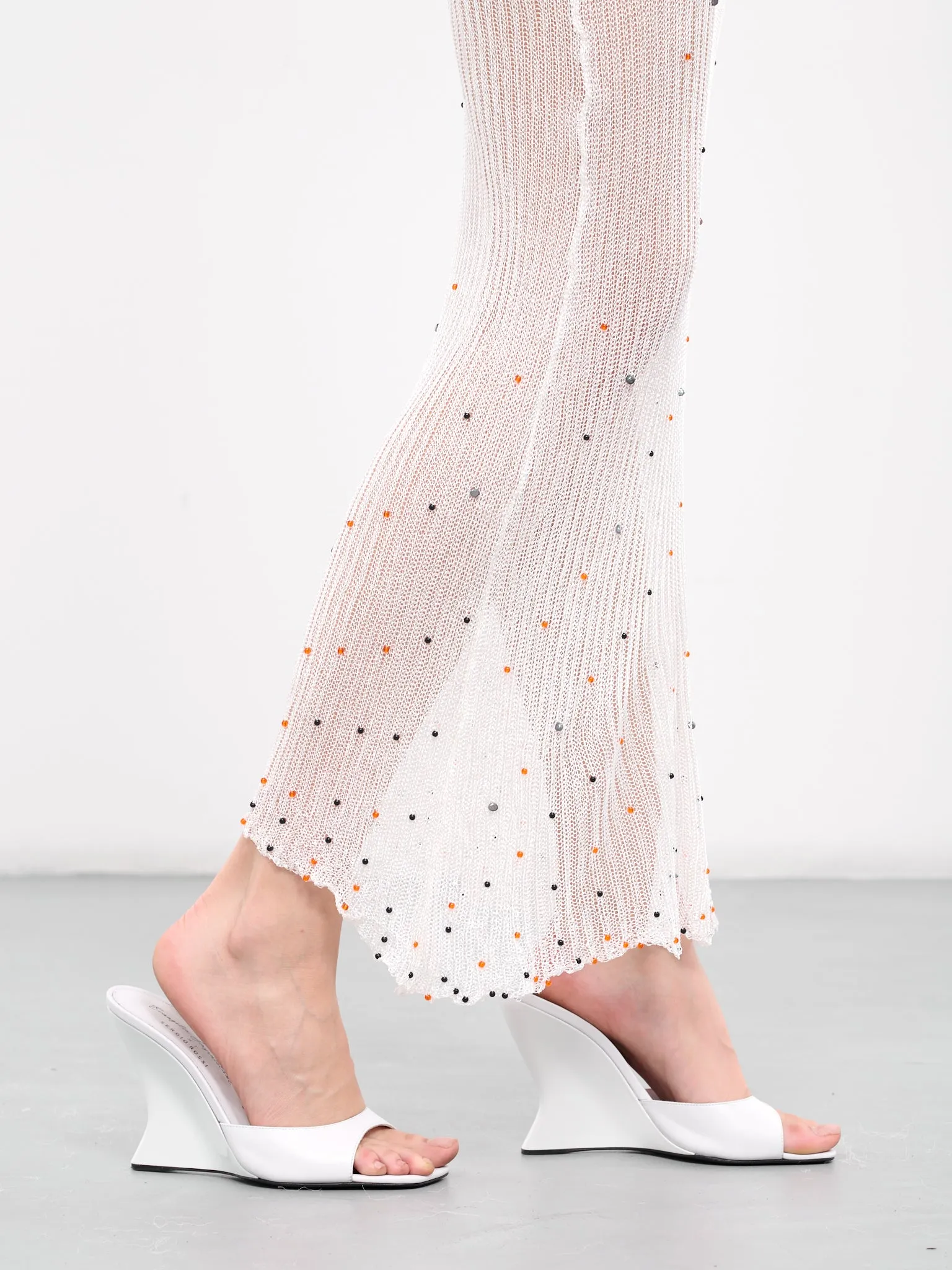 La Mariee Knit Maxi Dress (KNI4-LA-MARIEE-WHITE) sold by lorenzo product image thumbnail 5