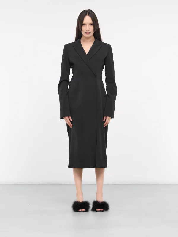 Double-Breasted Blazer Dress (A20658-BLACK) sold by lorenzo