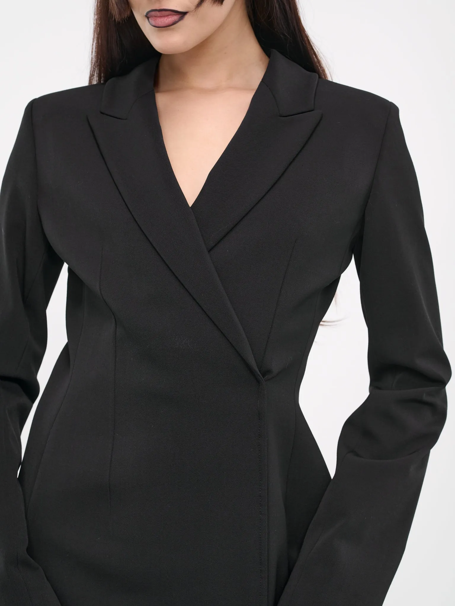 Double-Breasted Blazer Dress (A20658-BLACK) sold by lorenzo product image thumbnail 4