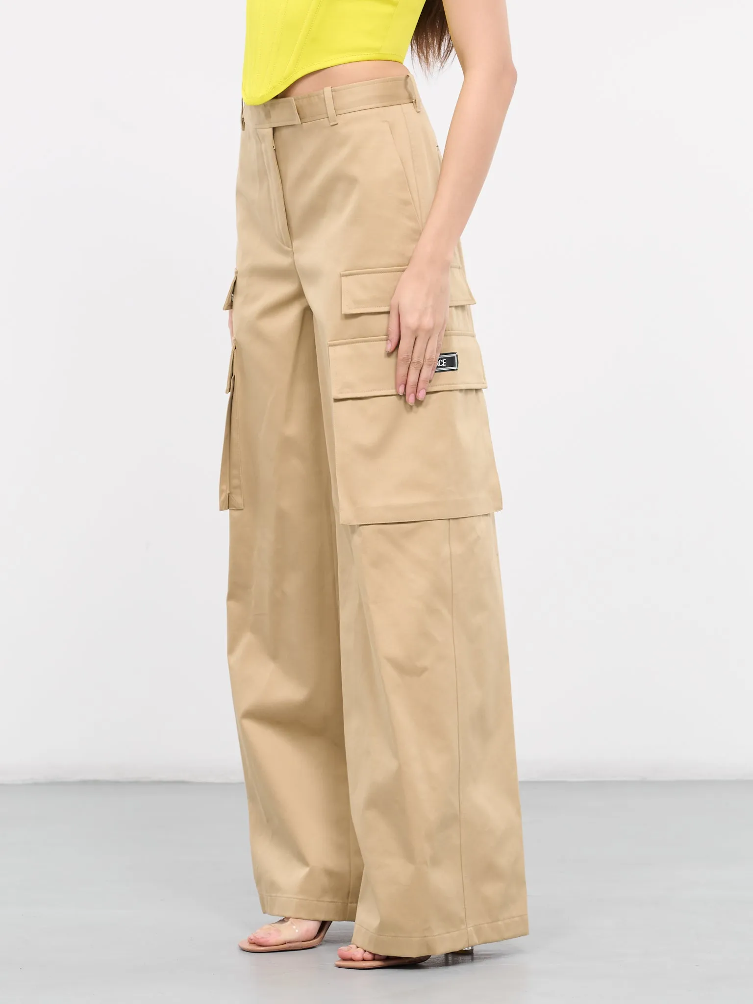 Gabardine Cargo Pants (1013640-1A01718-SAND) sold by lorenzo product image thumbnail 2