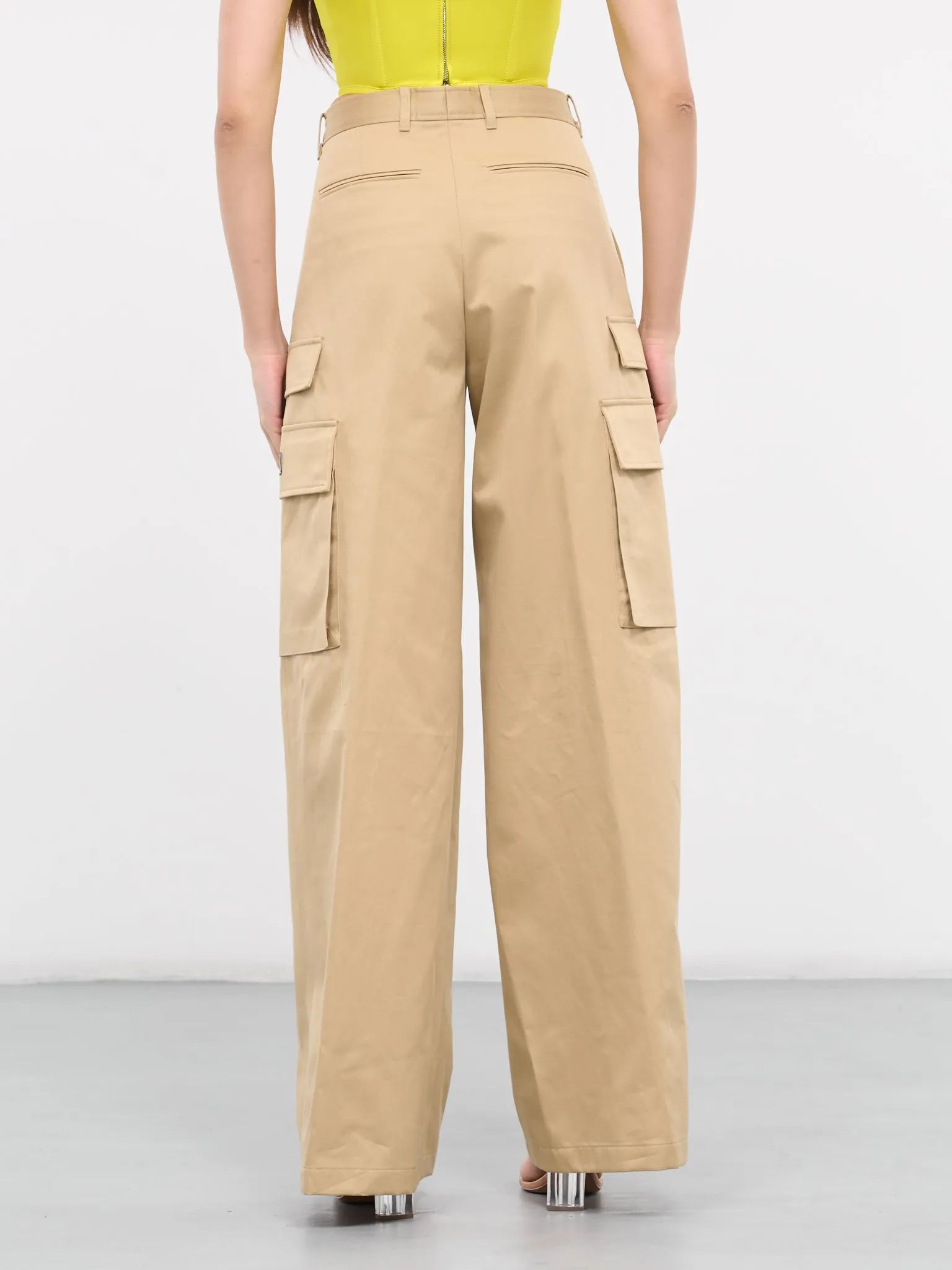 Gabardine Cargo Pants (1013640-1A01718-SAND) sold by lorenzo product image thumbnail 3