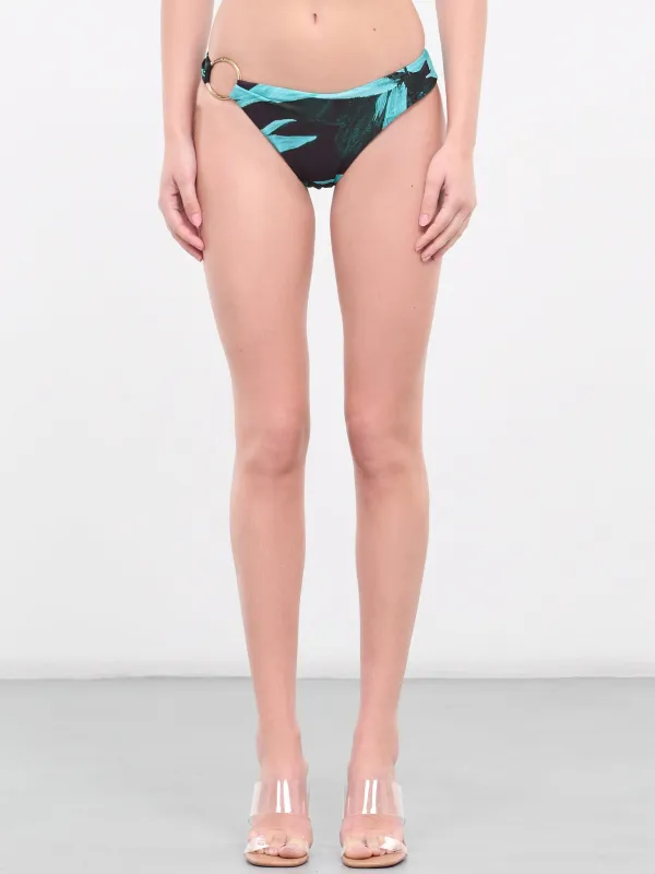 Surfer's Paradise Bottom (117115-5042-TURQUOISE-FLOWER) sold by lorenzo