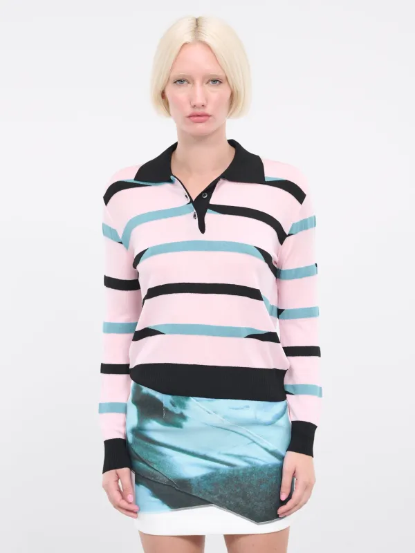 Cruise Sweater (111014-5999-BLUE-PINK-BLACK) sold by lorenzo