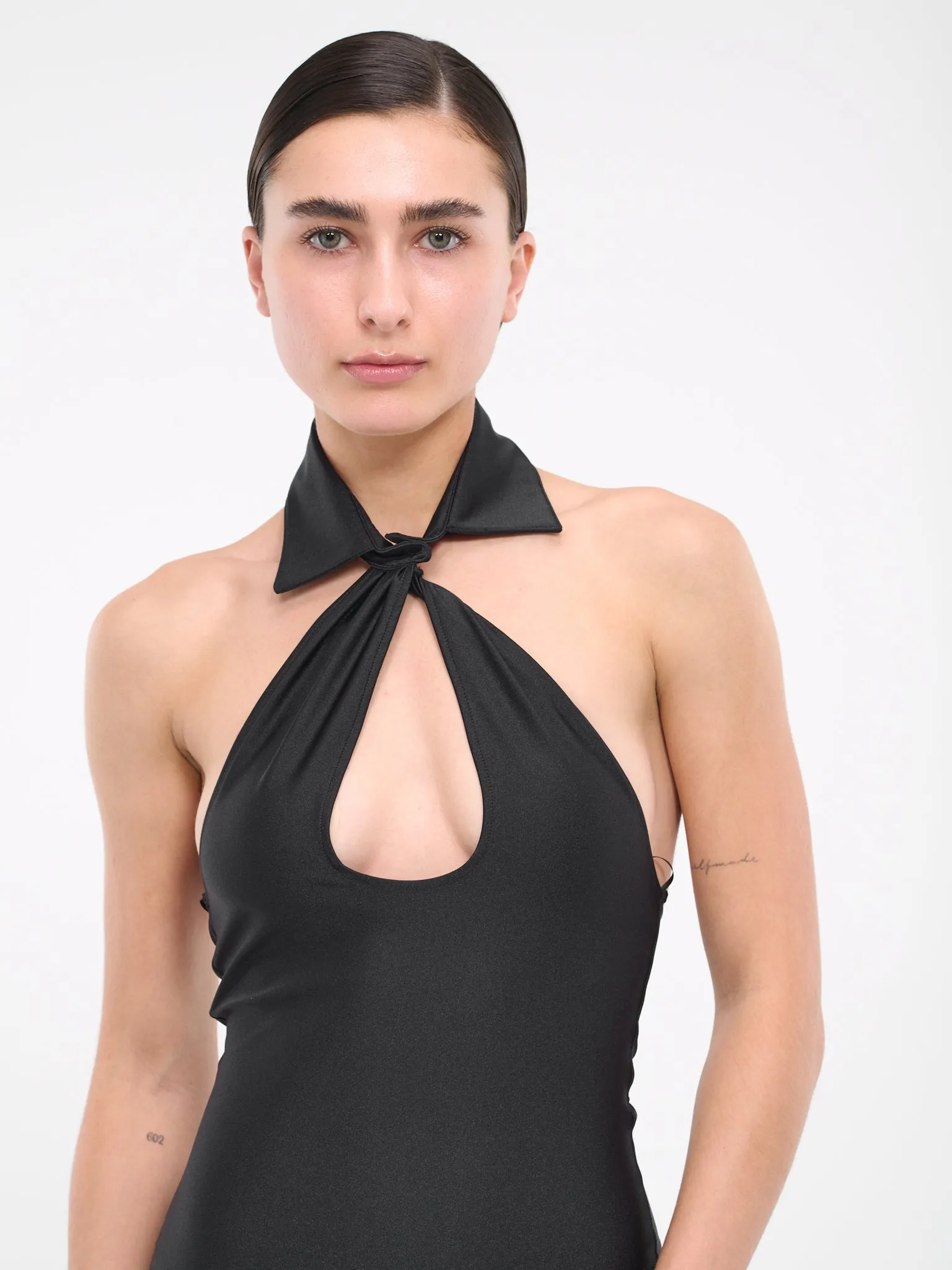 Cut-Out Midi Dress (COPJS74545-BLACK) sold by lorenzo product image thumbnail 4