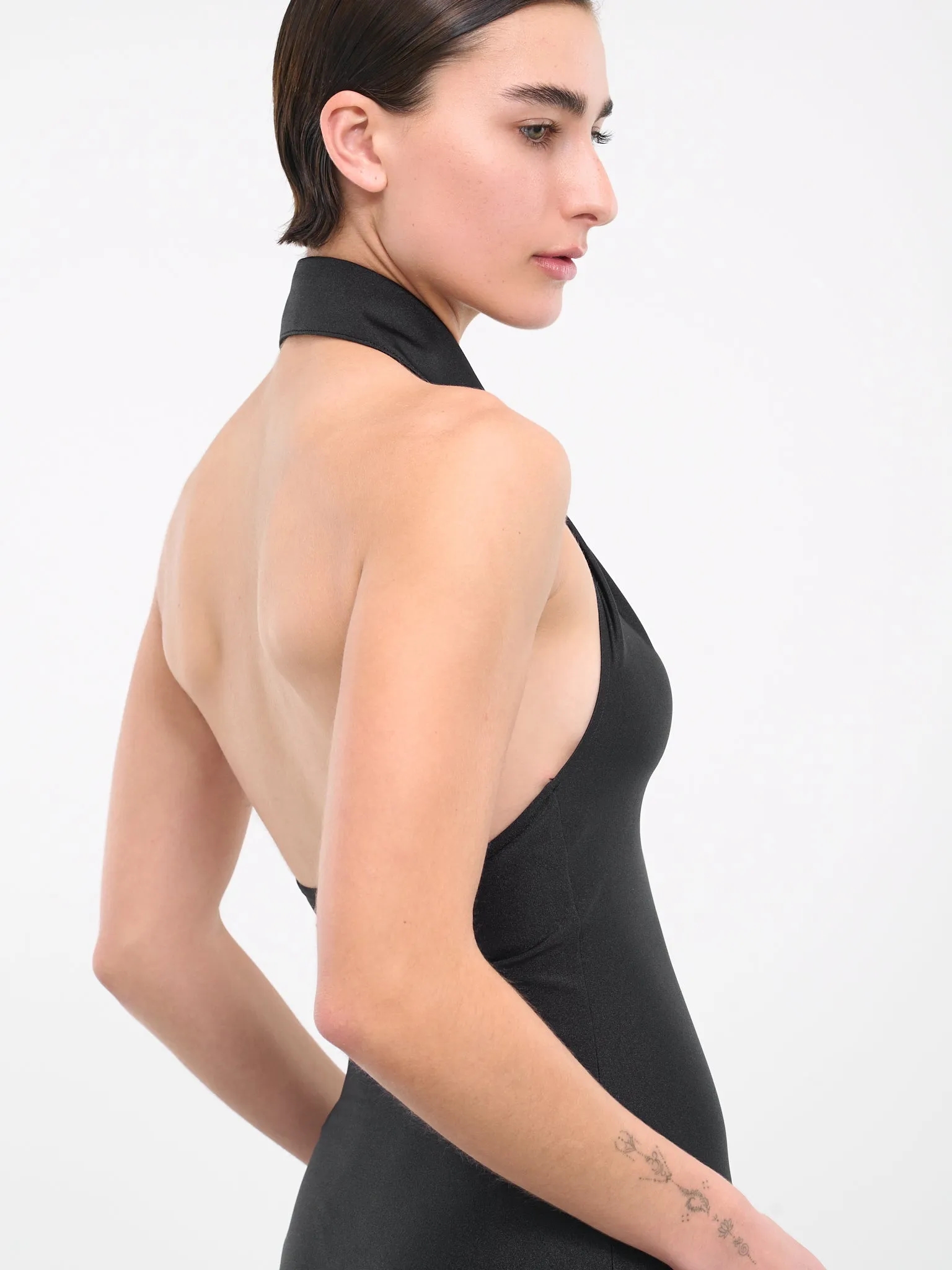 Cut-Out Midi Dress (COPJS74545-BLACK) sold by lorenzo product image thumbnail 5