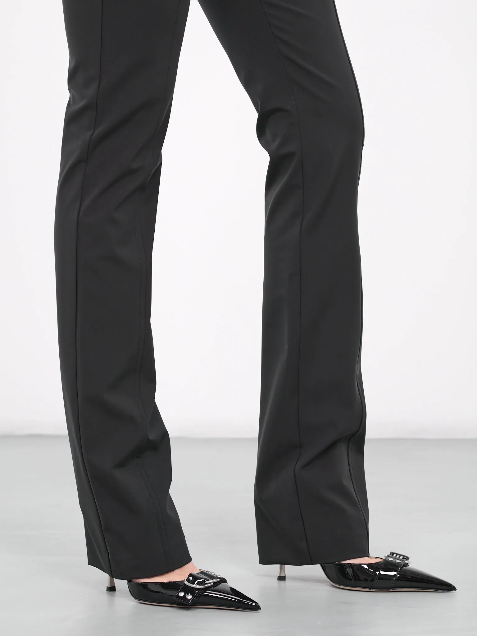 Lace Flounce Pants (2P115A-N0990-BLACK) sold by lorenzo product image thumbnail 4