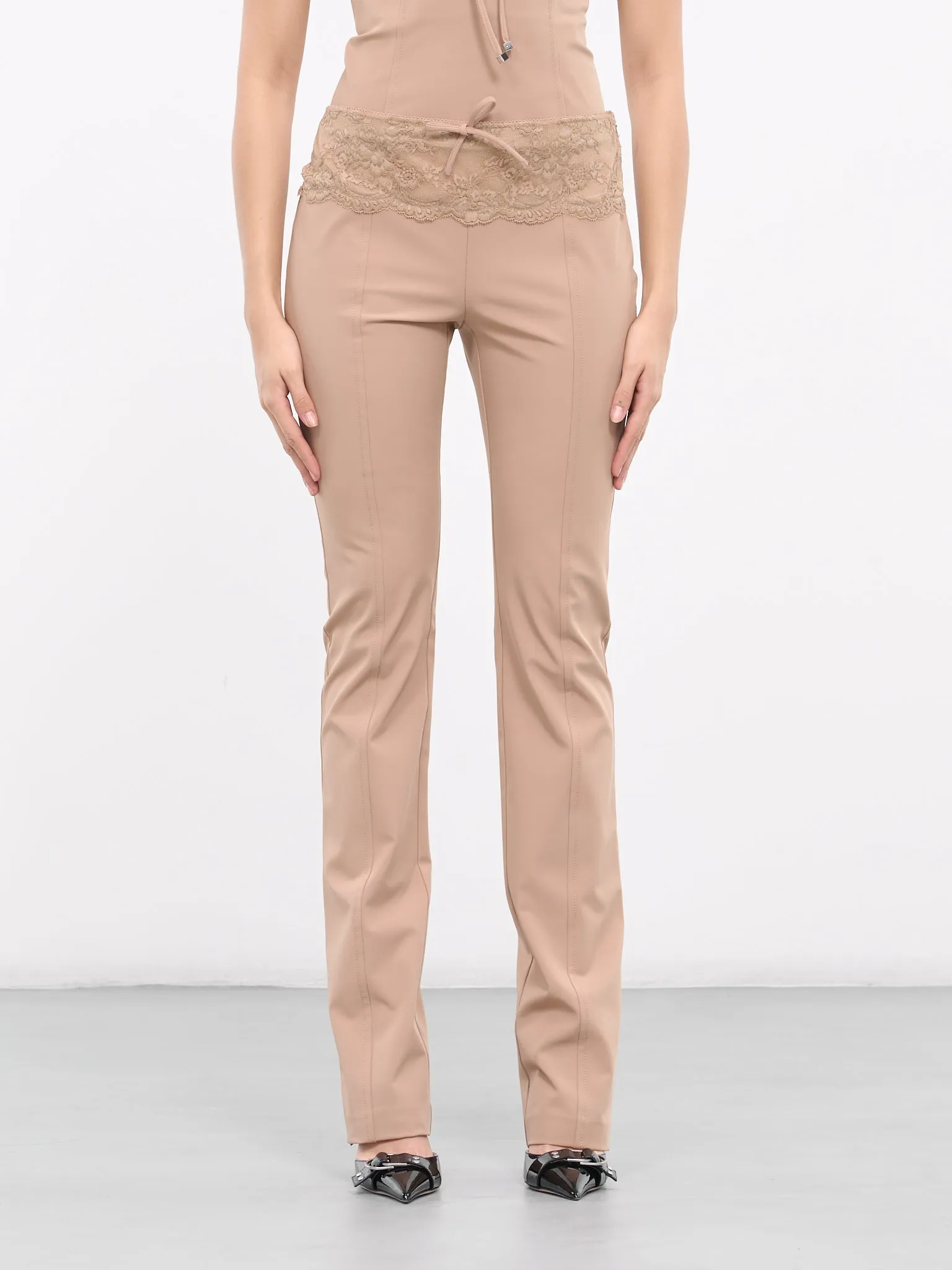 Lace Flounce Pants (2P115A-N0826-AMPHORA) sold by lorenzo