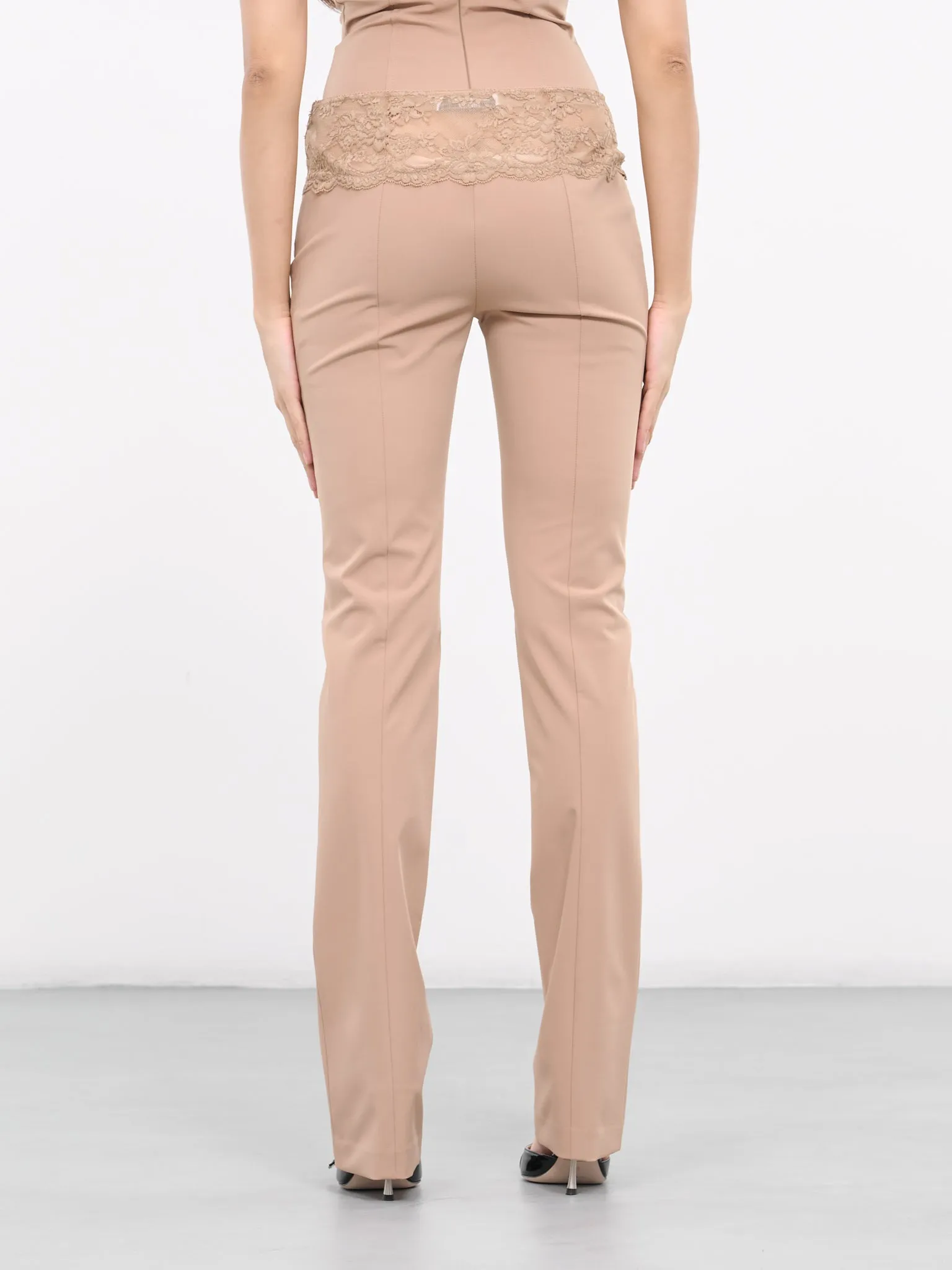 Lace Flounce Pants (2P115A-N0826-AMPHORA) sold by lorenzo product image thumbnail 3