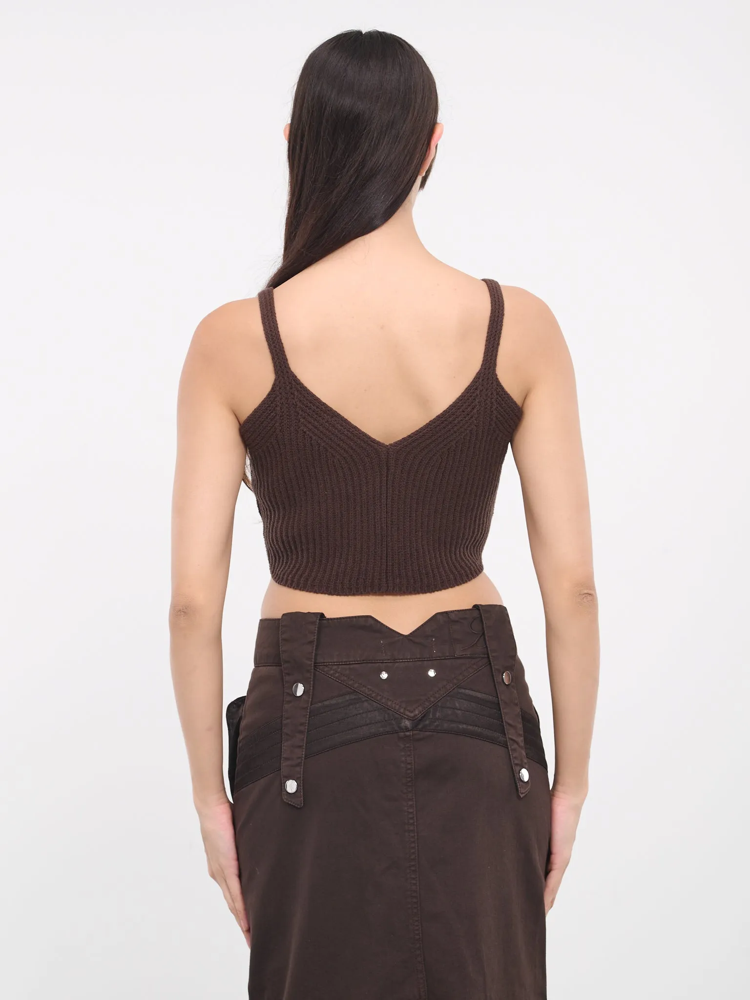 Knit Rose Top (2M417A-N0541-CHOCOLATE) sold by lorenzo product image thumbnail 3