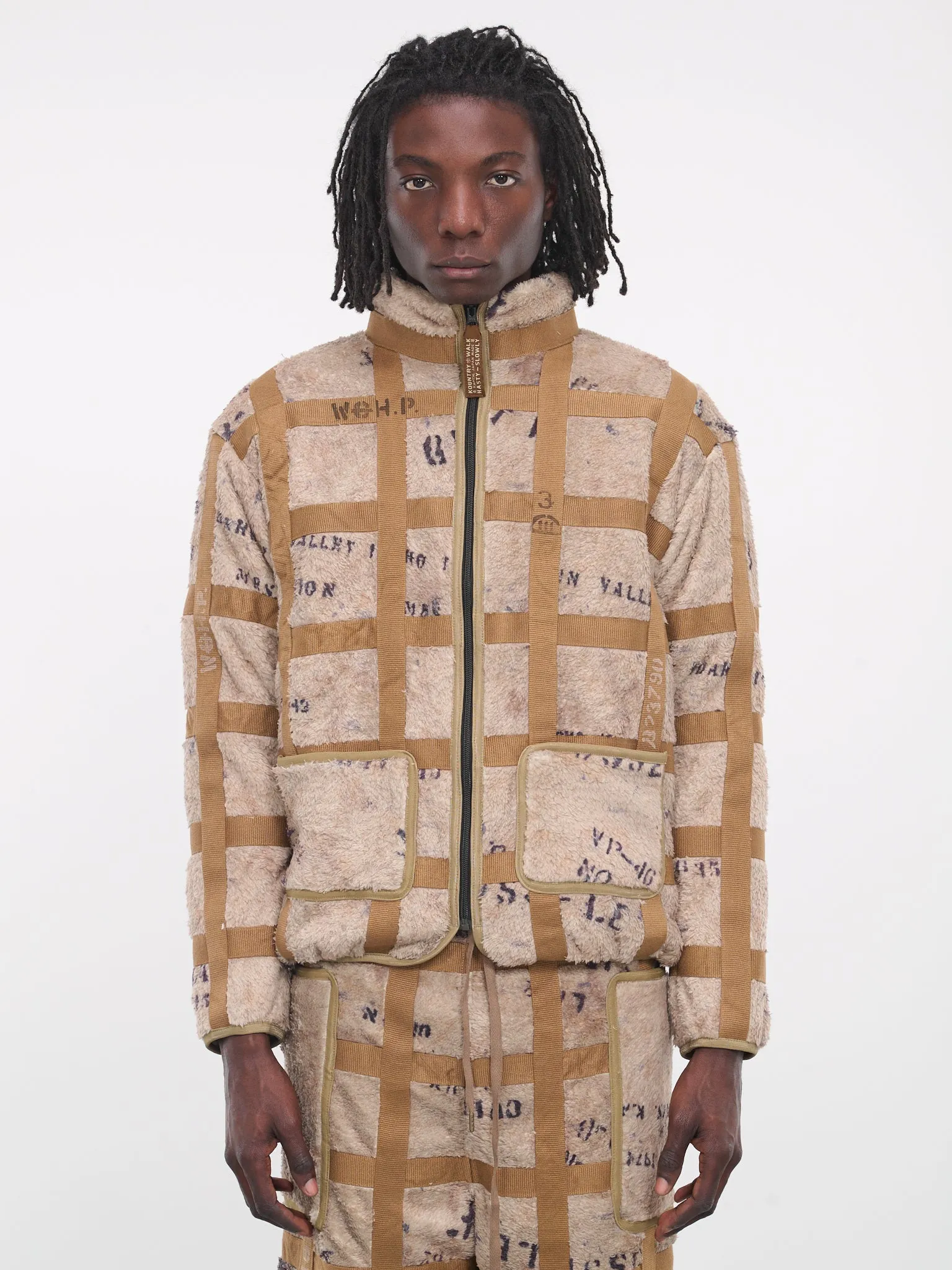 Prisoner Craft Tattersall Blouson (K2311LC147-BEIGE) sold by lorenzo