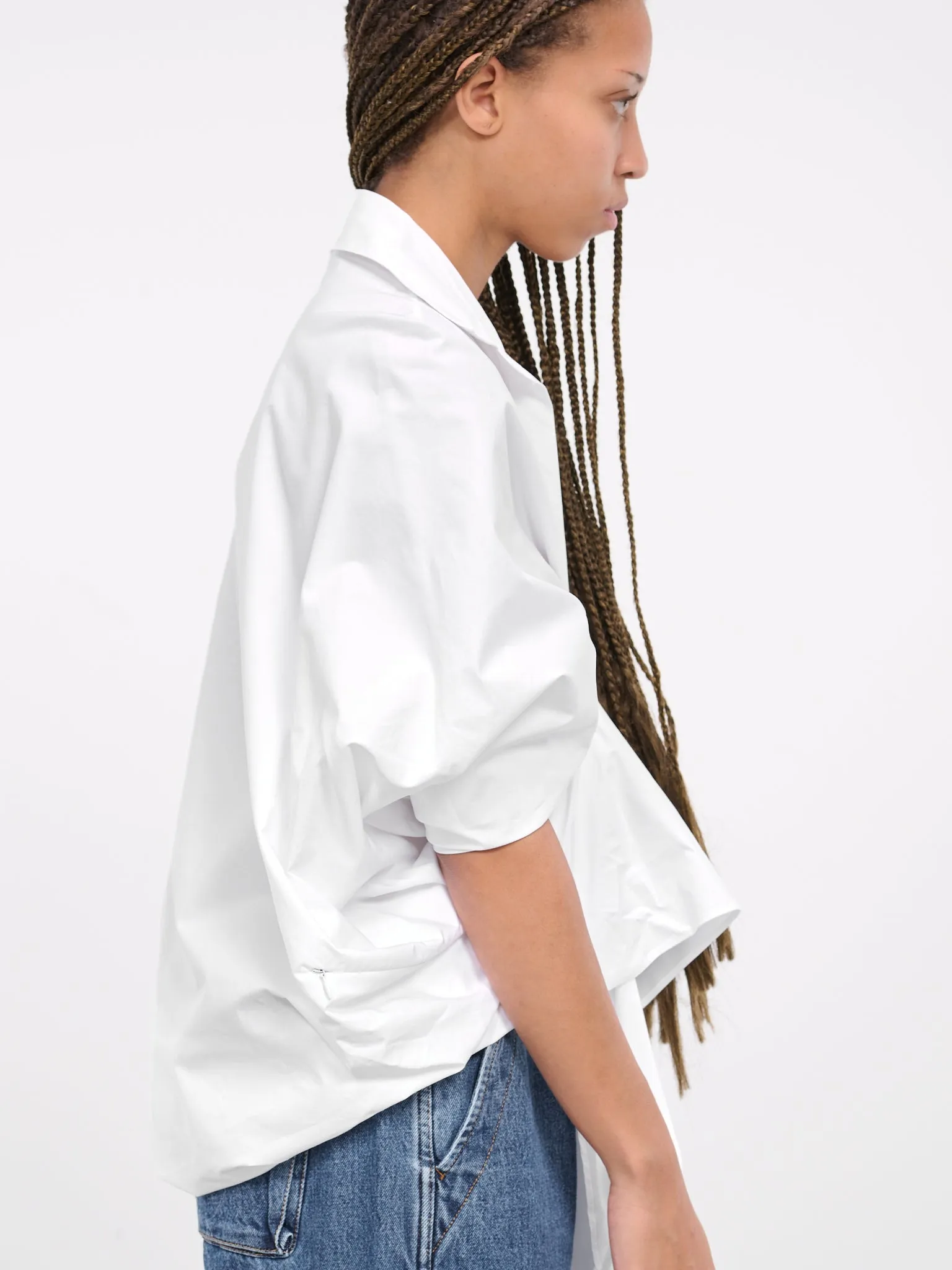 Wrapped Shirt (CH32300-OPTIC-WHITE) sold by lorenzo product image thumbnail 5