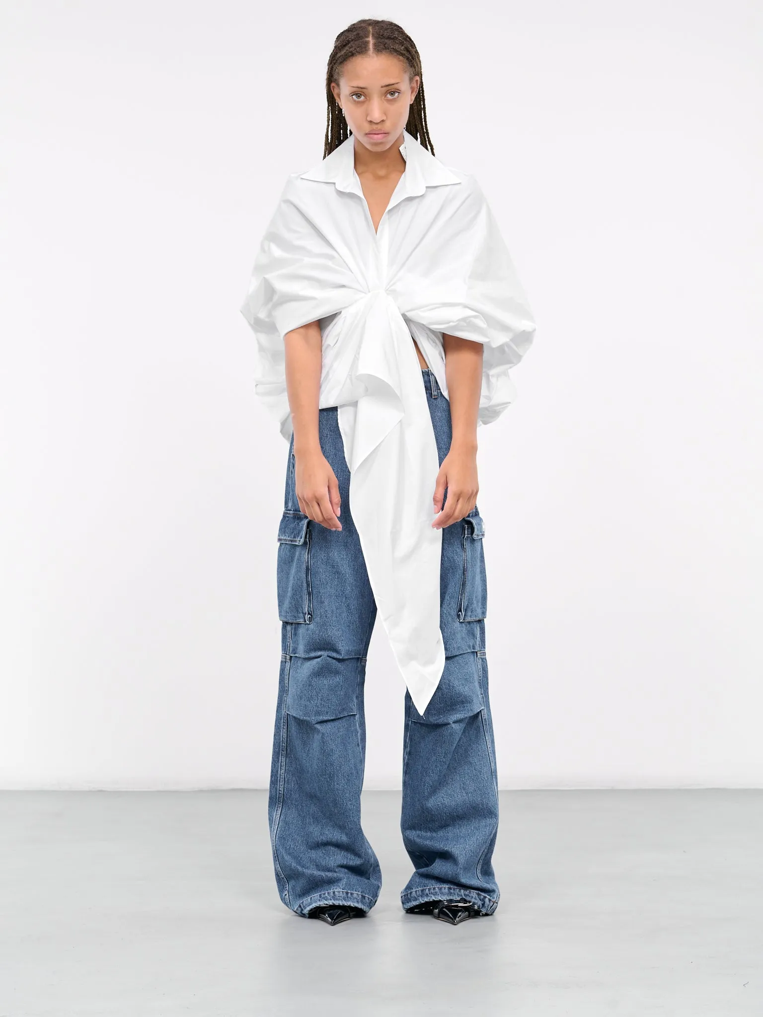 Wrapped Shirt (CH32300-OPTIC-WHITE) sold by lorenzo