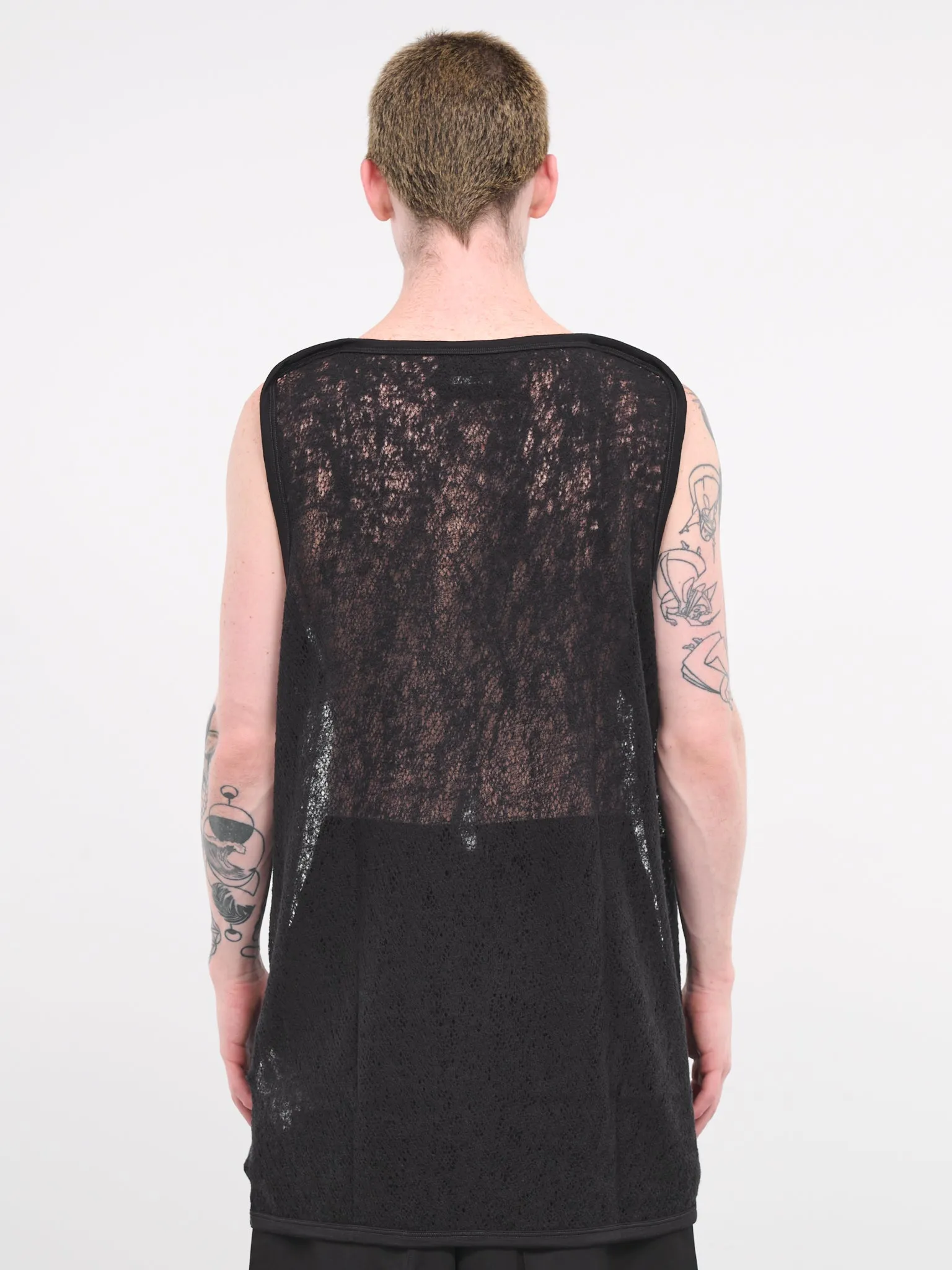 Spider Web Tank Top (JJ1014-BLACK) sold by lorenzo product image thumbnail 3