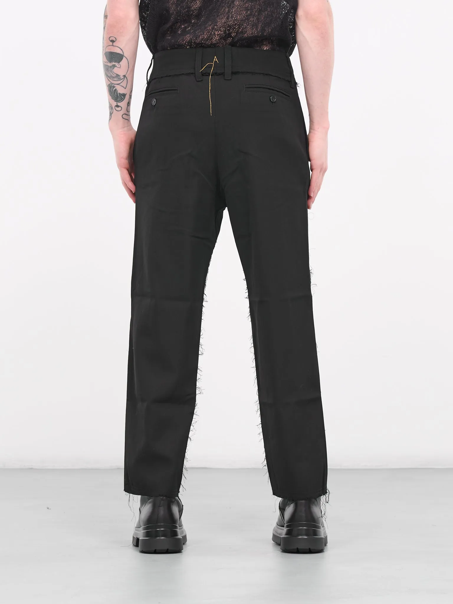 Panel Trousers (P102-BLACK) sold by lorenzo product image thumbnail 3