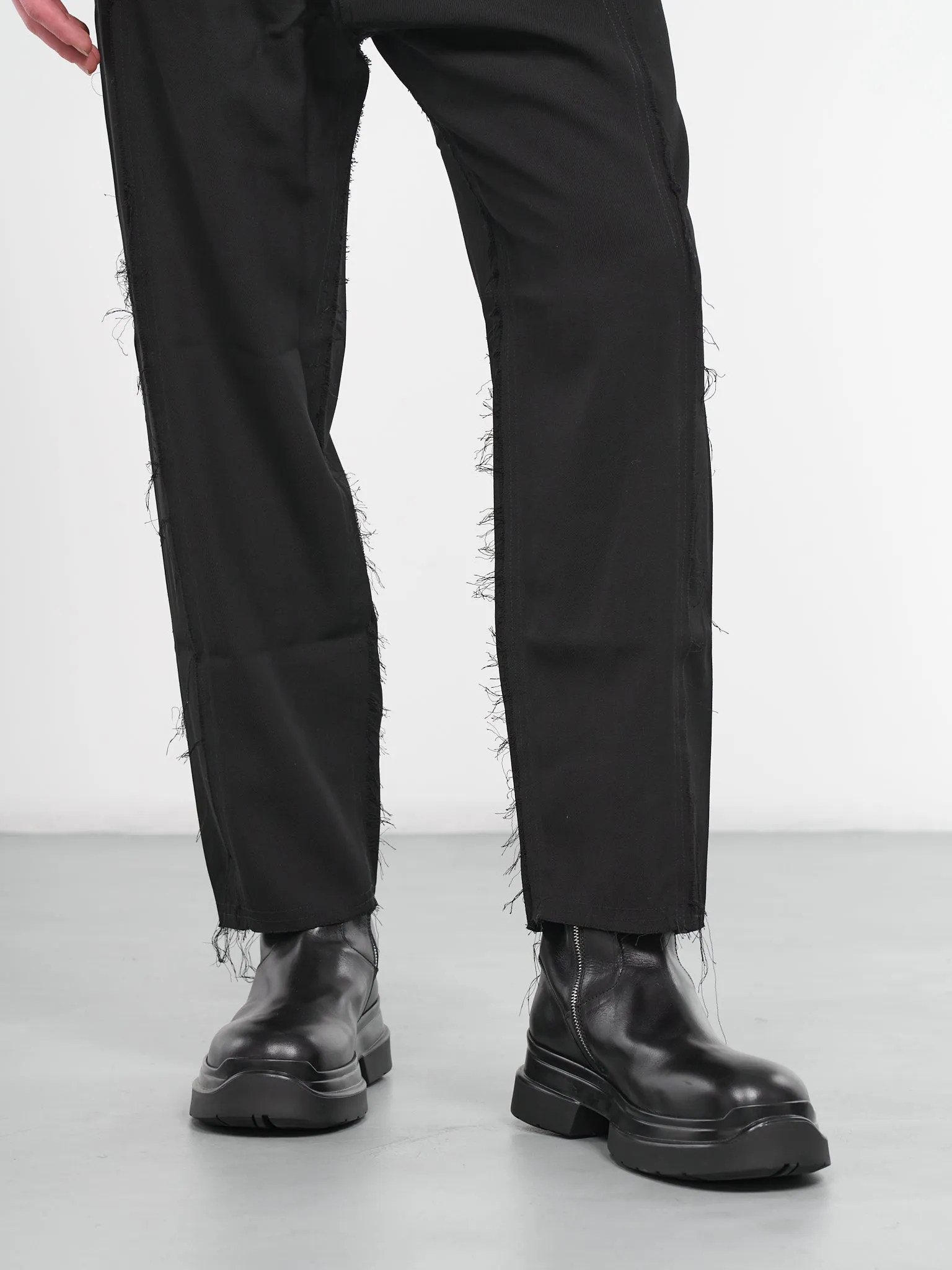 Panel Trousers (P102-BLACK) sold by lorenzo product image thumbnail 4