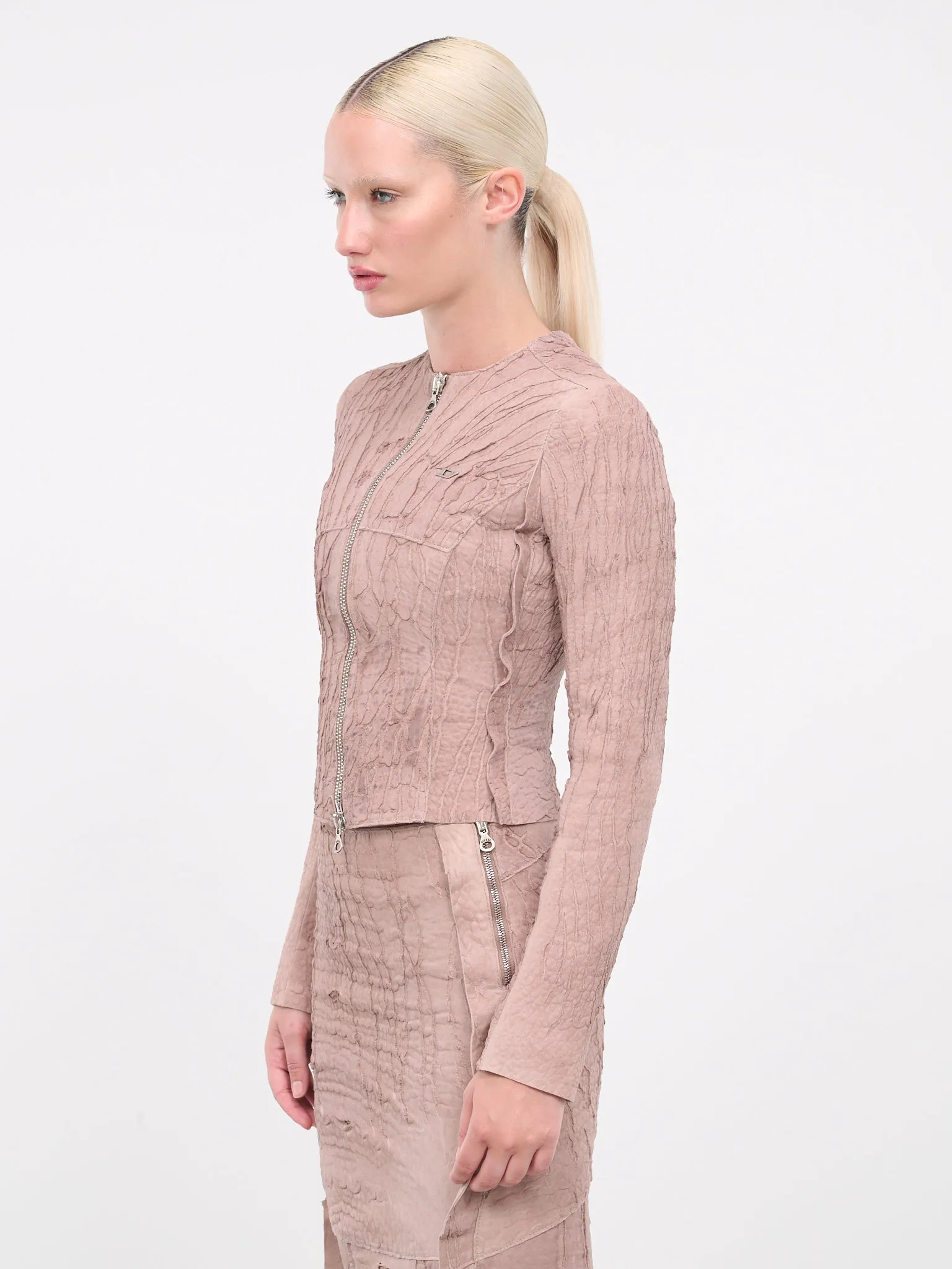 L-Crack Jacket (A11681-0JNAN-61HA-CLAY-BROWN) sold by lorenzo product image thumbnail 2