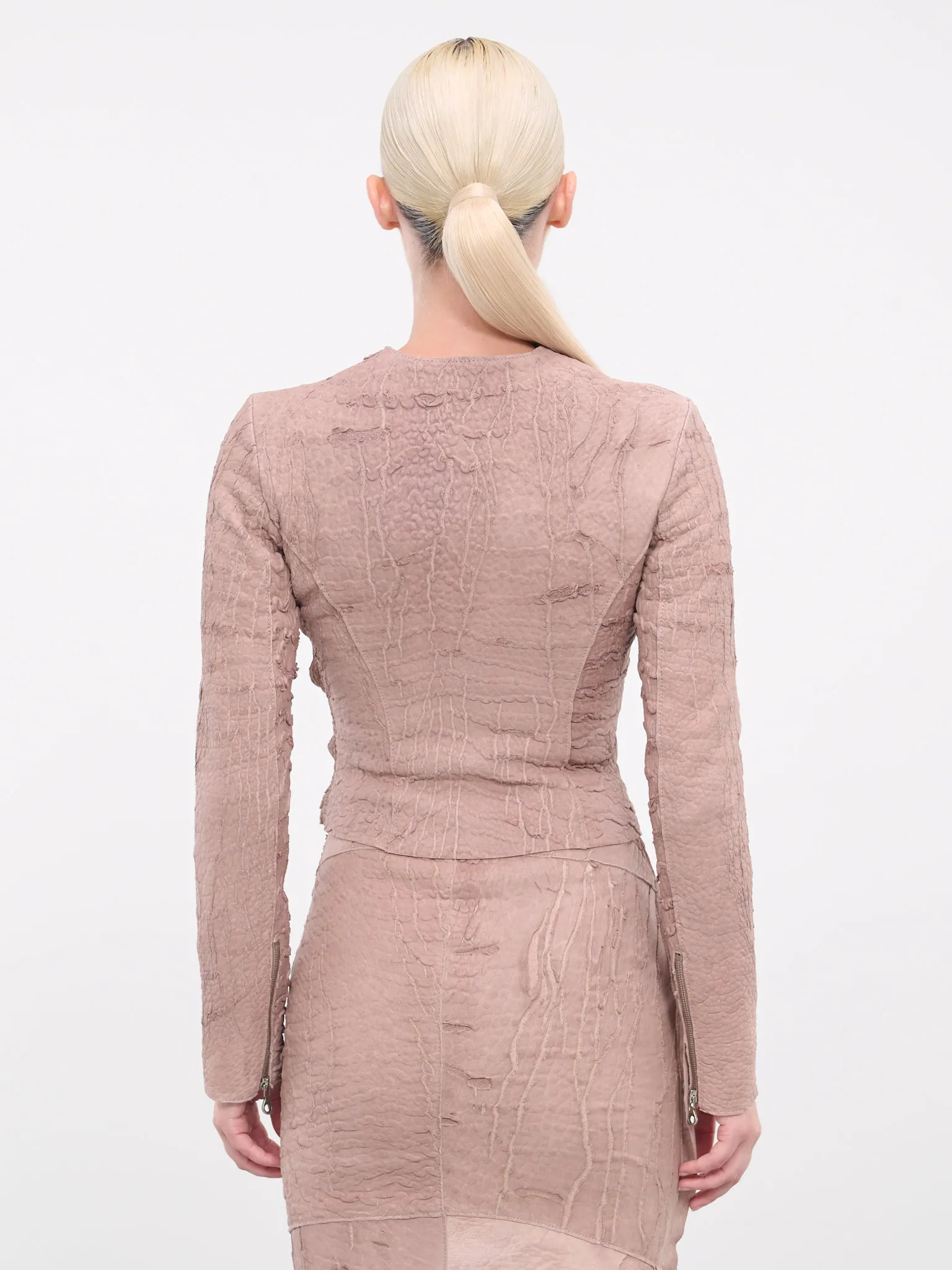 L-Crack Jacket (A11681-0JNAN-61HA-CLAY-BROWN) sold by lorenzo product image thumbnail 3