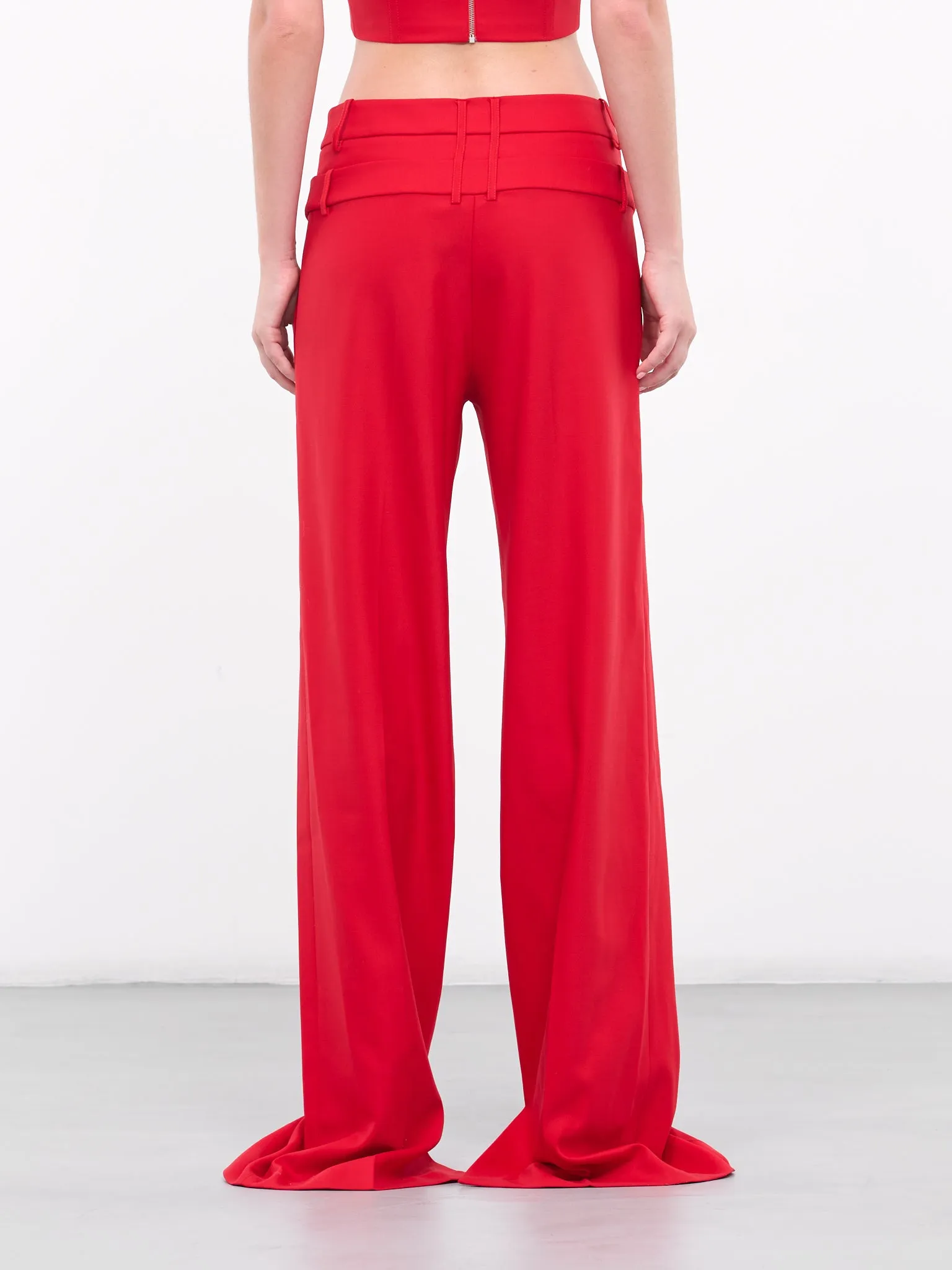Double-Waist Trousers (DK15TR-RED) sold by lorenzo product image thumbnail 3