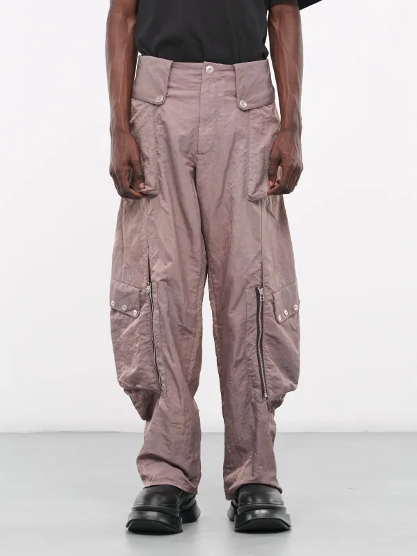 Totem Cargo Trousers (TRS-102-01-DYED-SMOKE) sold by lorenzo