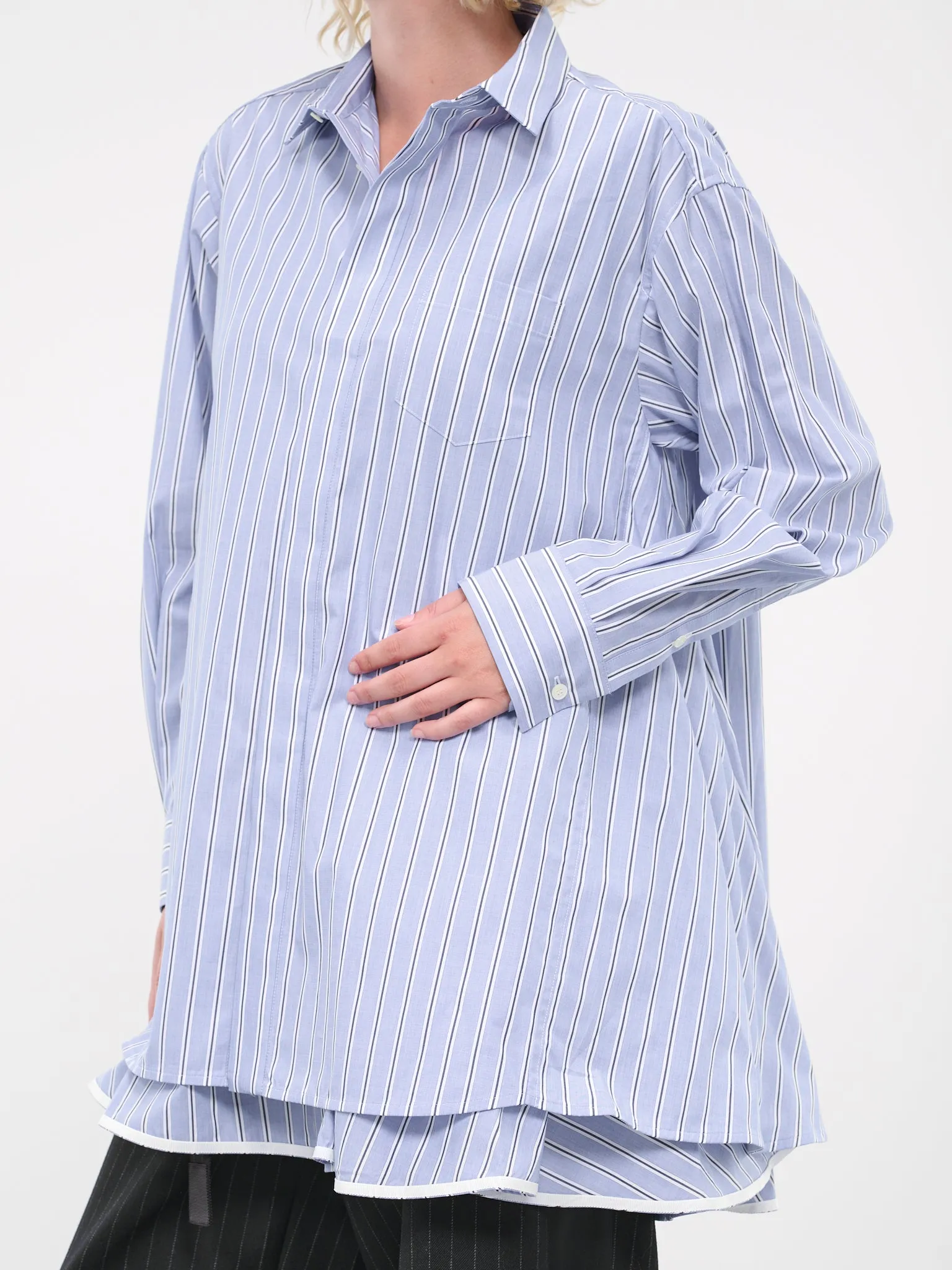 Poplin Dress (06922-901-STRIPE) sold by lorenzo product image thumbnail 4