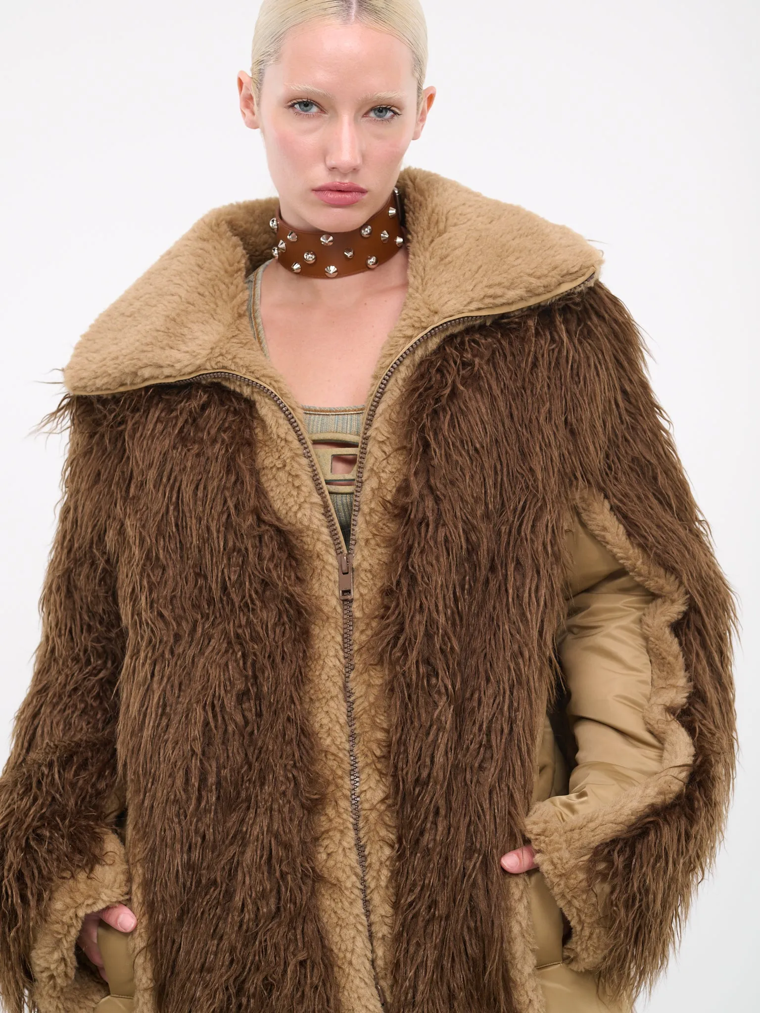 W-Becca Jacket (A-10774-0KJAB-78V-DARK-BROWN) sold by lorenzo product image thumbnail 4