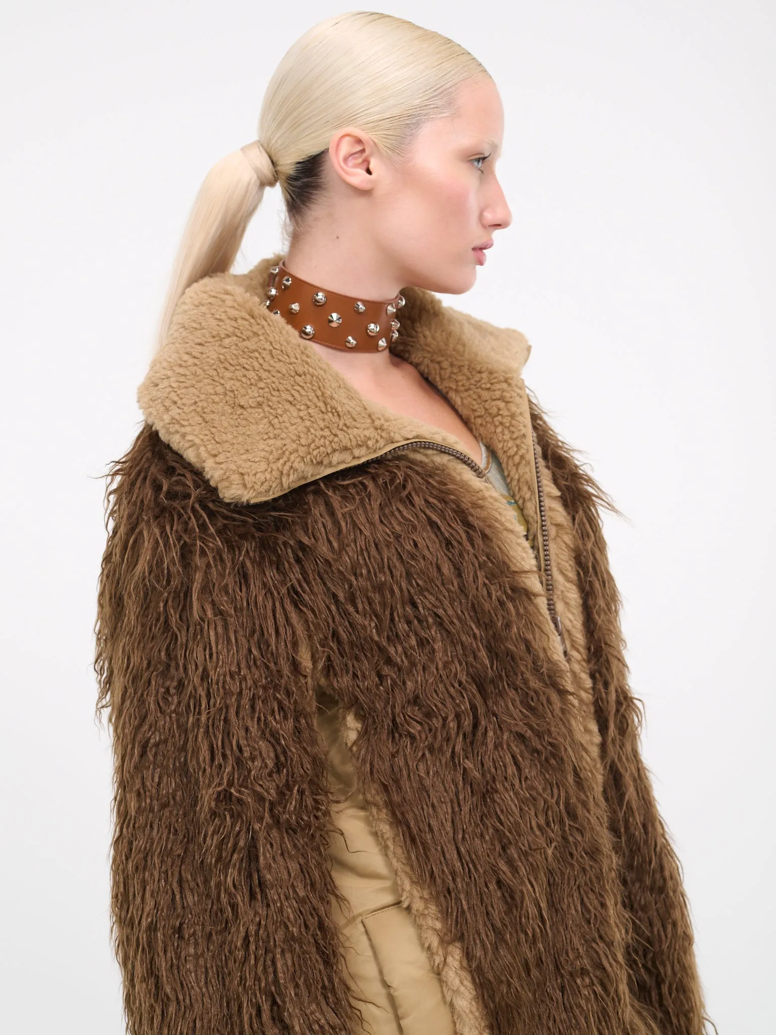 W-Becca Jacket (A-10774-0KJAB-78V-DARK-BROWN) sold by lorenzo product image thumbnail 5