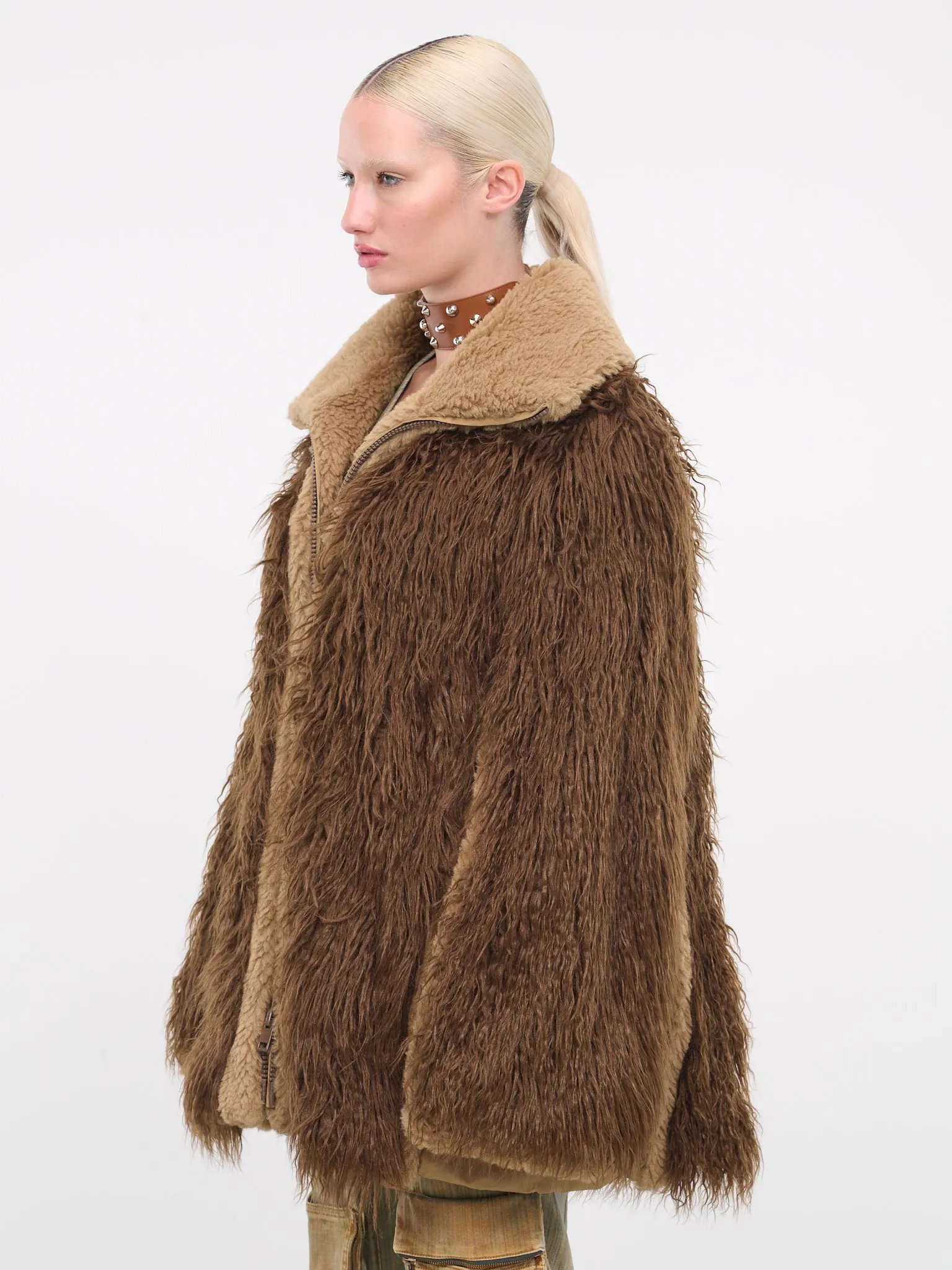 W-Becca Jacket (A-10774-0KJAB-78V-DARK-BROWN) sold by lorenzo product image thumbnail 2