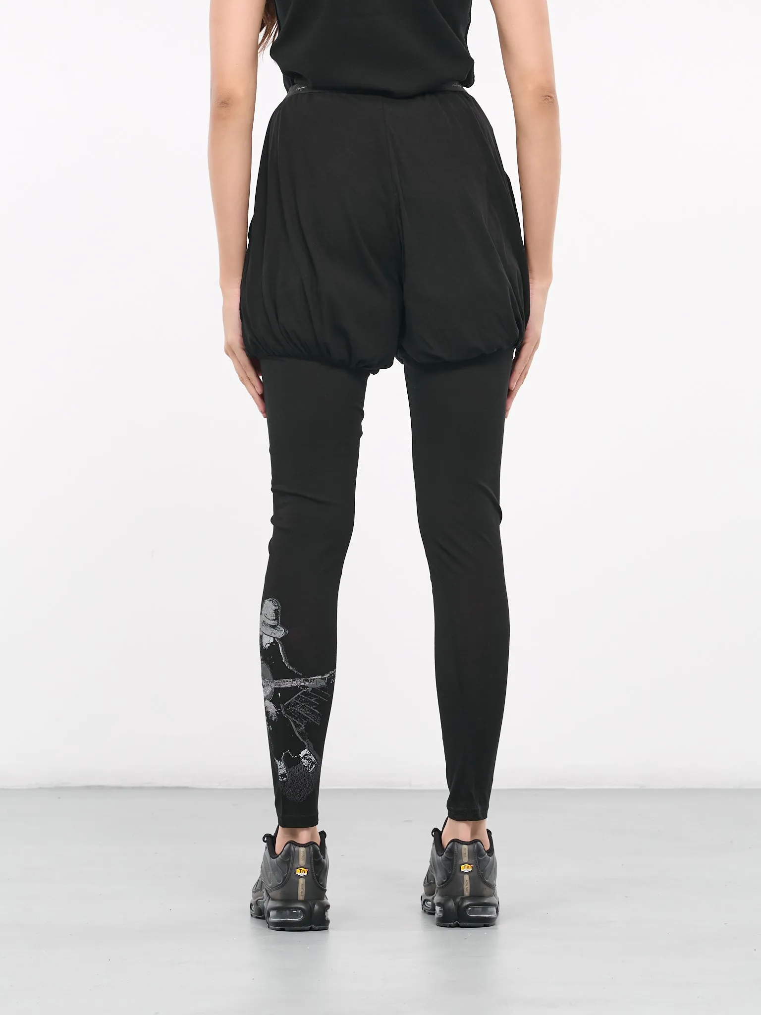 Gathered Leggings (FJ-P15-018-01-BLACK) sold by lorenzo product image thumbnail 3