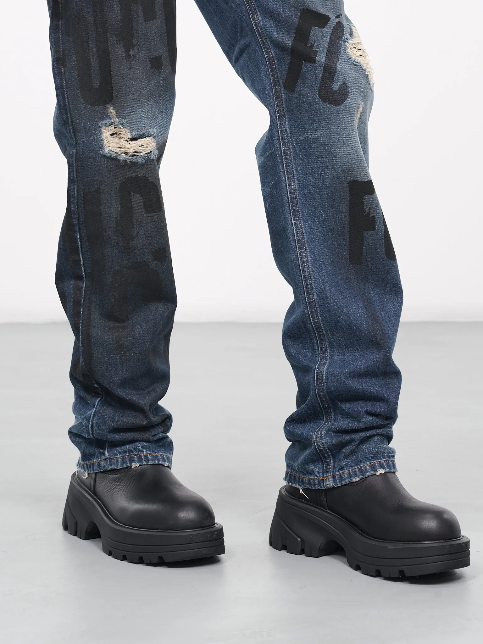 Mark Flood Jeans (AAUPA0416FA01-BLU0014-MID-BLUE) sold by lorenzo product image thumbnail 5