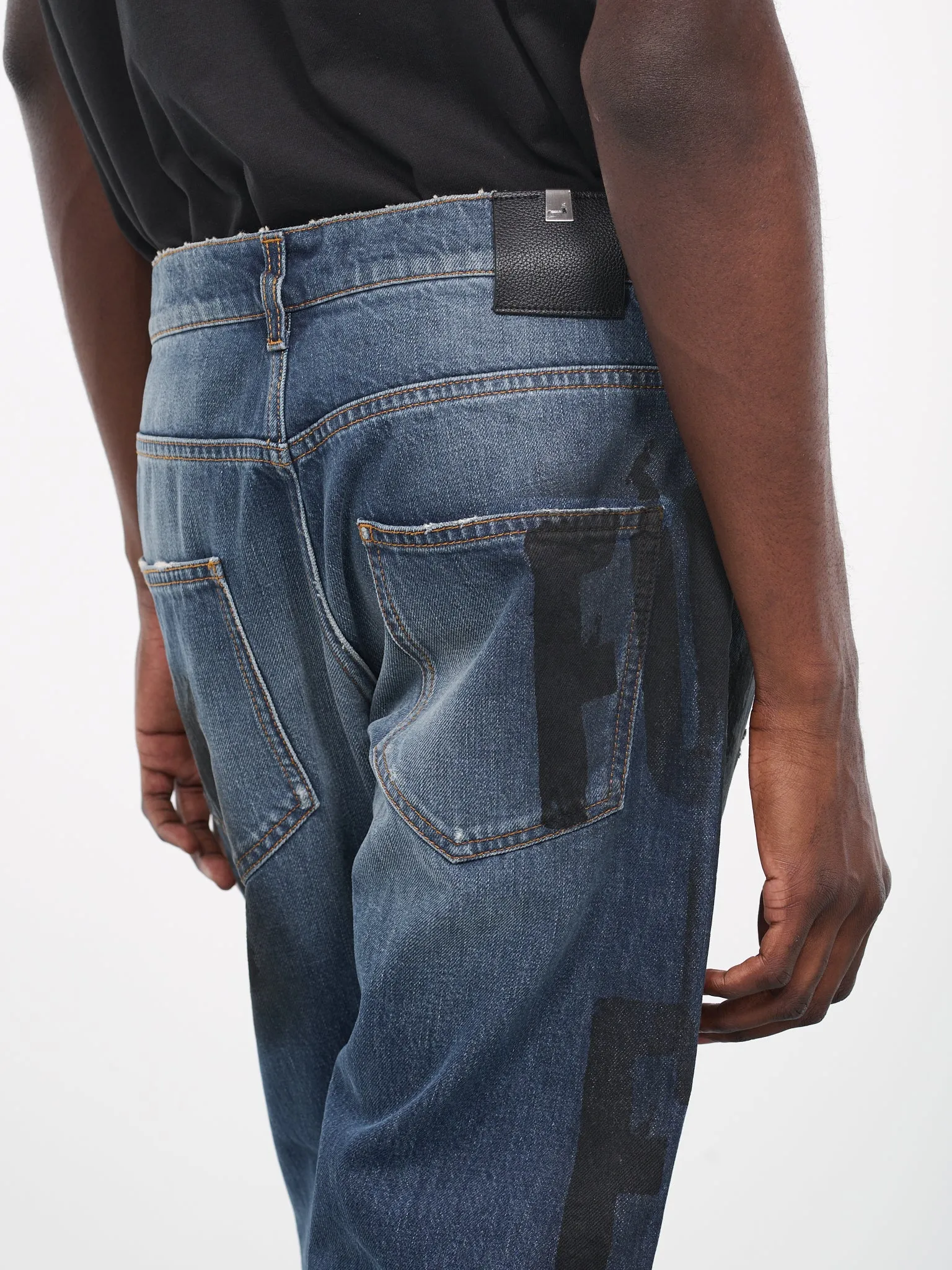 Mark Flood Jeans (AAUPA0416FA01-BLU0014-MID-BLUE) sold by lorenzo product image thumbnail 4