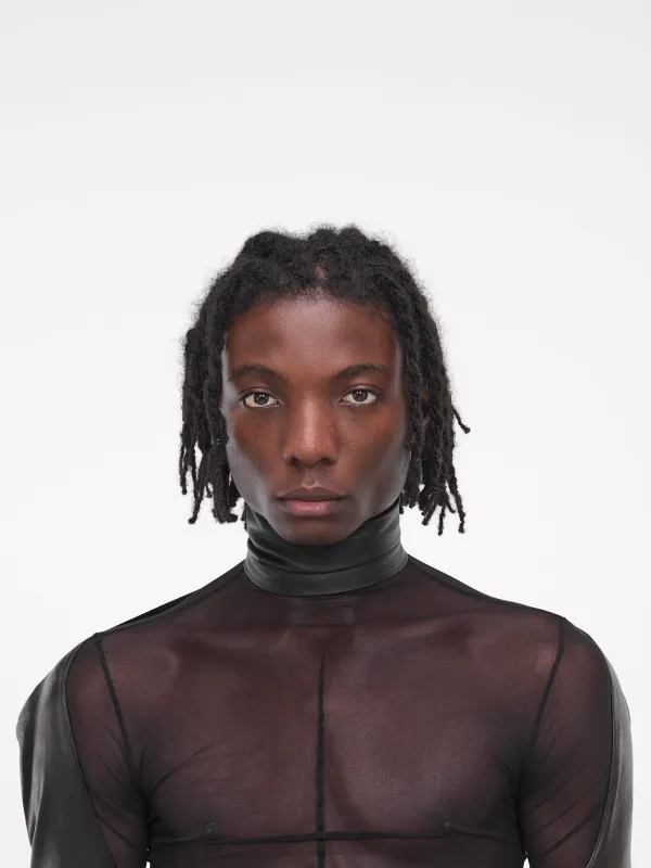 Dorita Collar (B0011570-LT113-099-BLACK) made by Ann Demeulemeester