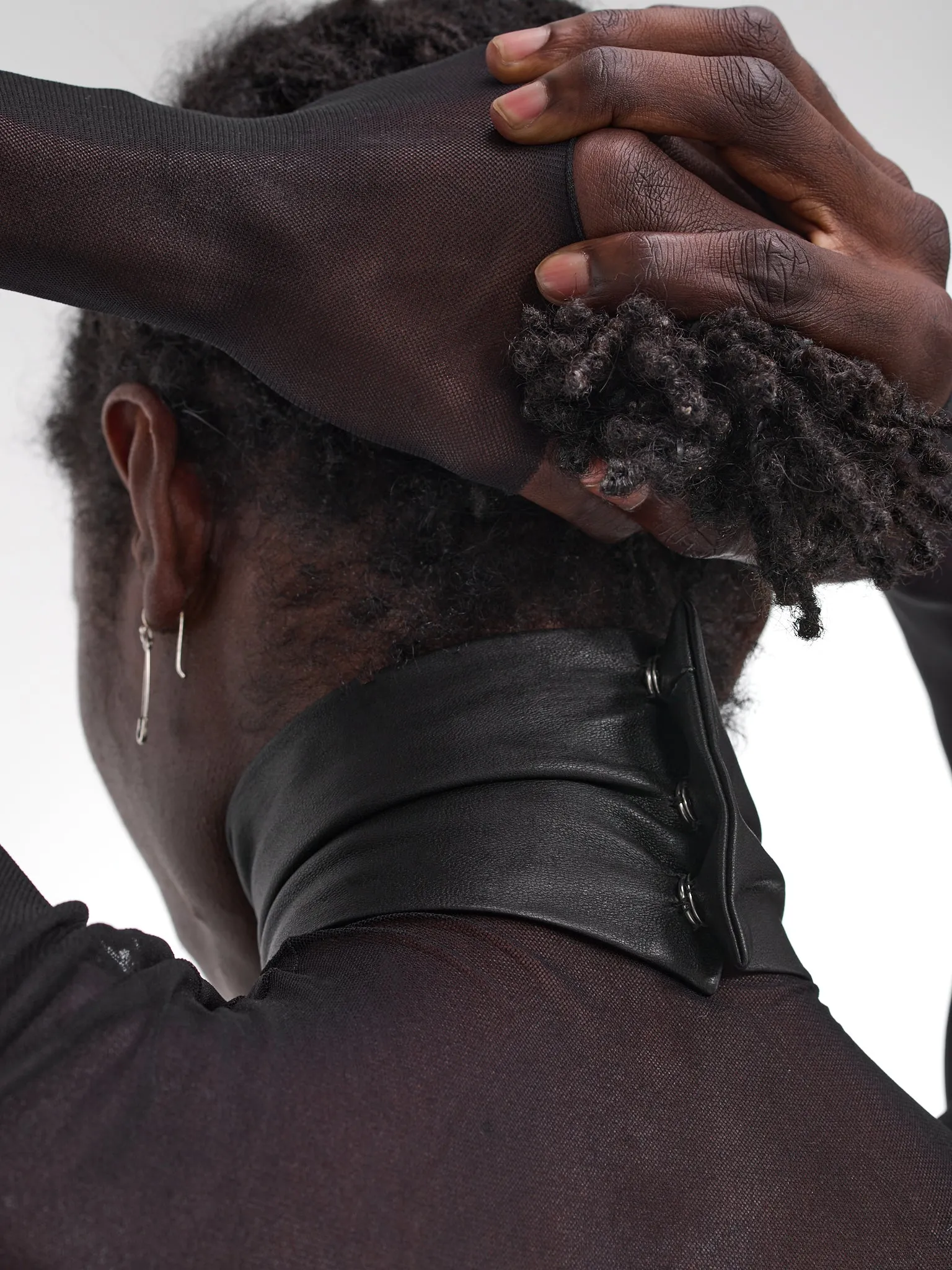 Dorita Collar (B0011570-LT113-099-BLACK) sold by lorenzo product image thumbnail 3