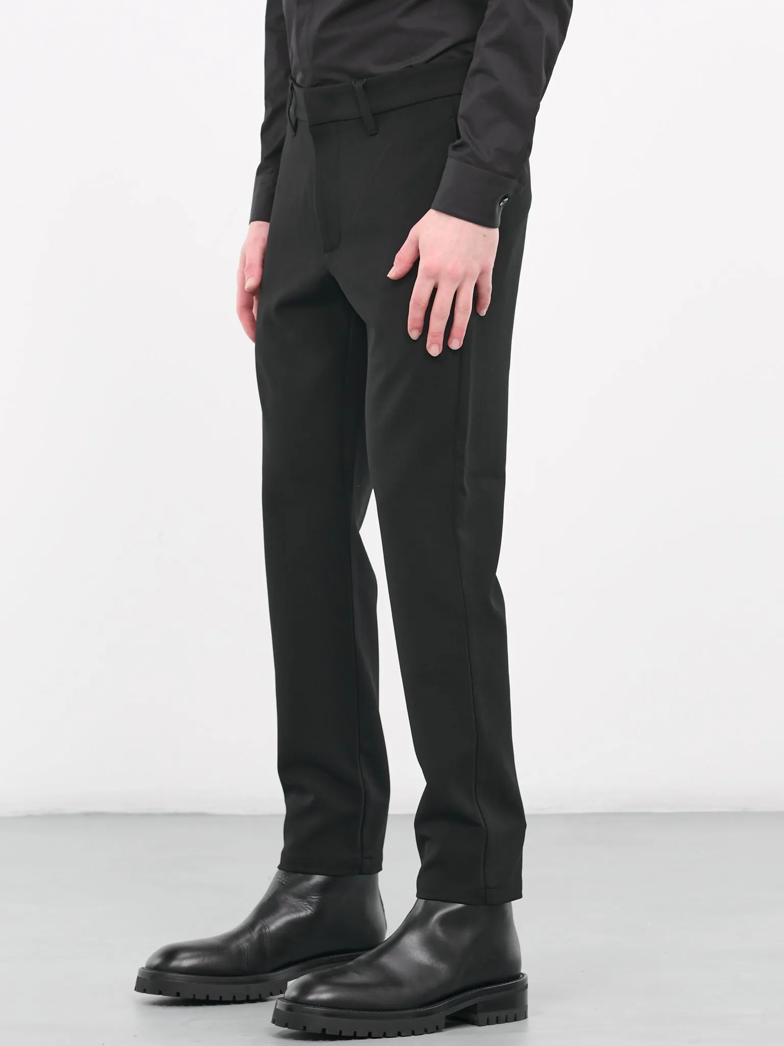 Tailored Trousers (AP32-066-BLACK) sold by lorenzo product image thumbnail 2