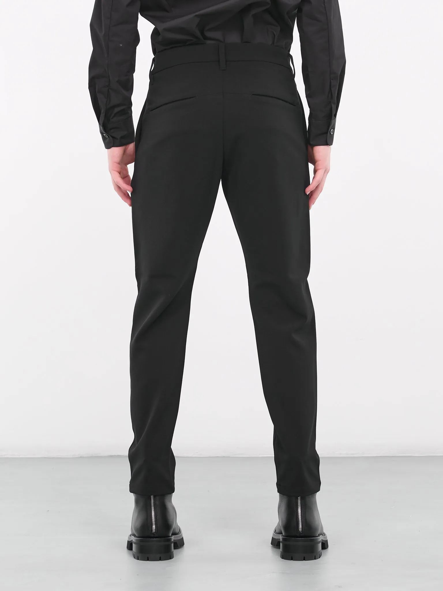 Tailored Trousers (AP32-066-BLACK) sold by lorenzo product image thumbnail 3