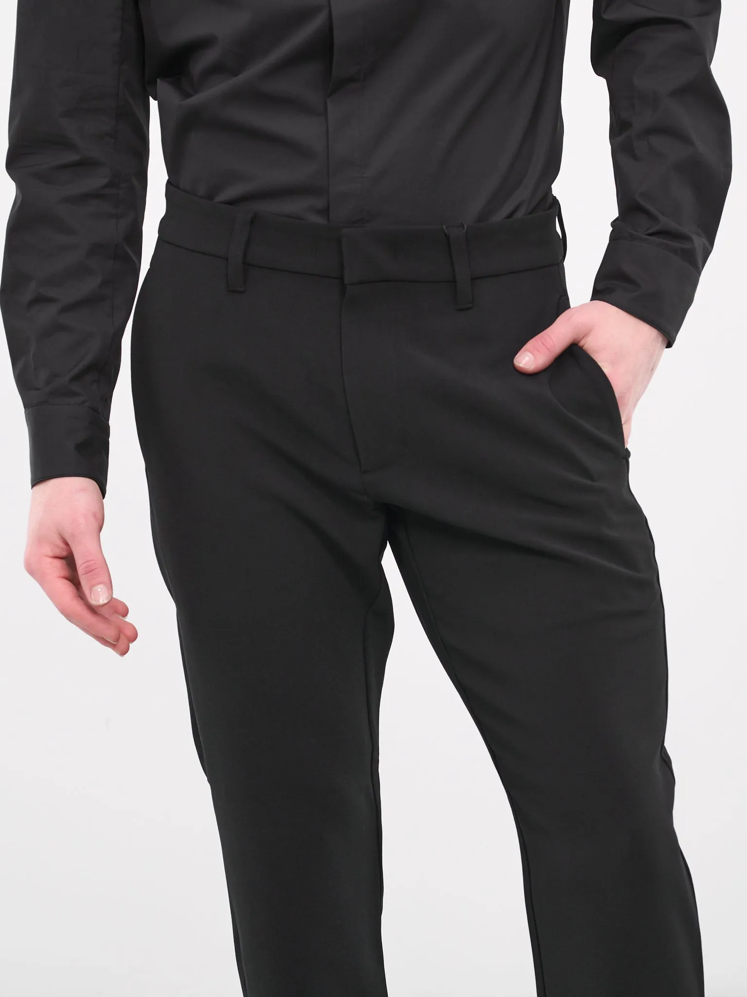 Tailored Trousers (AP32-066-BLACK) sold by lorenzo product image thumbnail 5