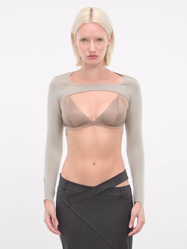 Shrug Top (TO15547751775-ARGILLA) sold by lorenzo