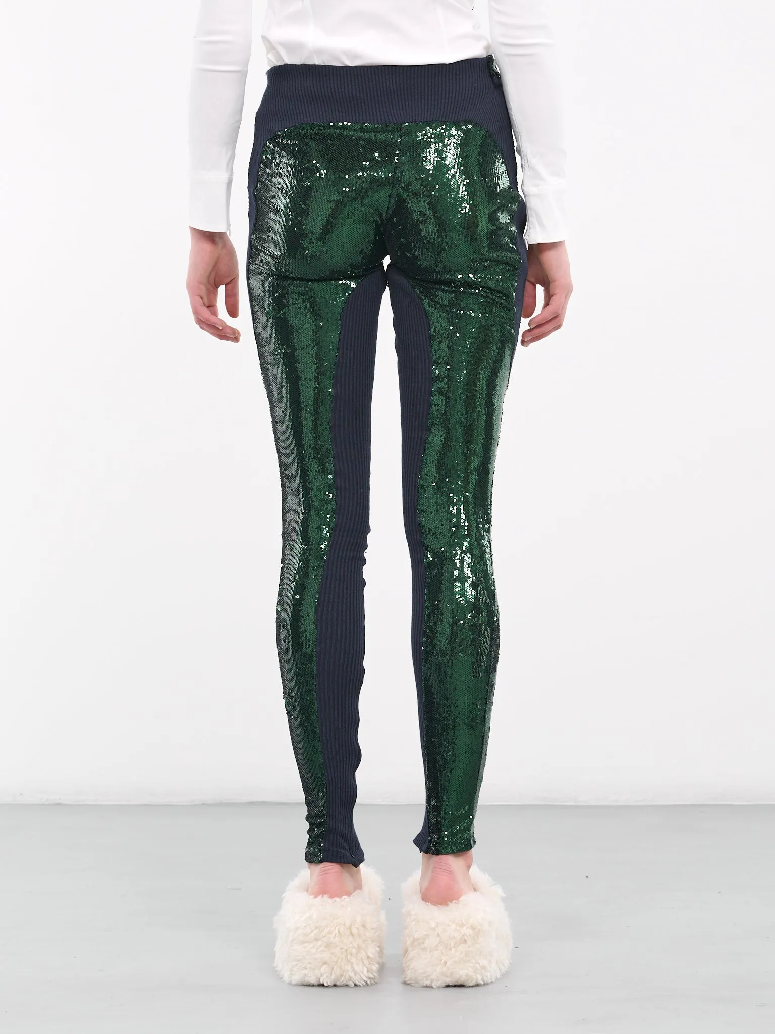 Sequin Knit Leggings (406501-GREEN) sold by lorenzo product image thumbnail 3