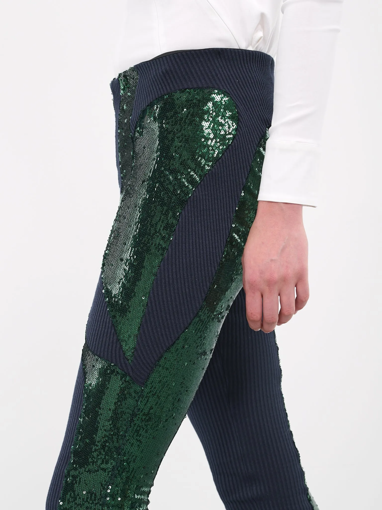 Sequin Knit Leggings (406501-GREEN) sold by lorenzo product image thumbnail 5