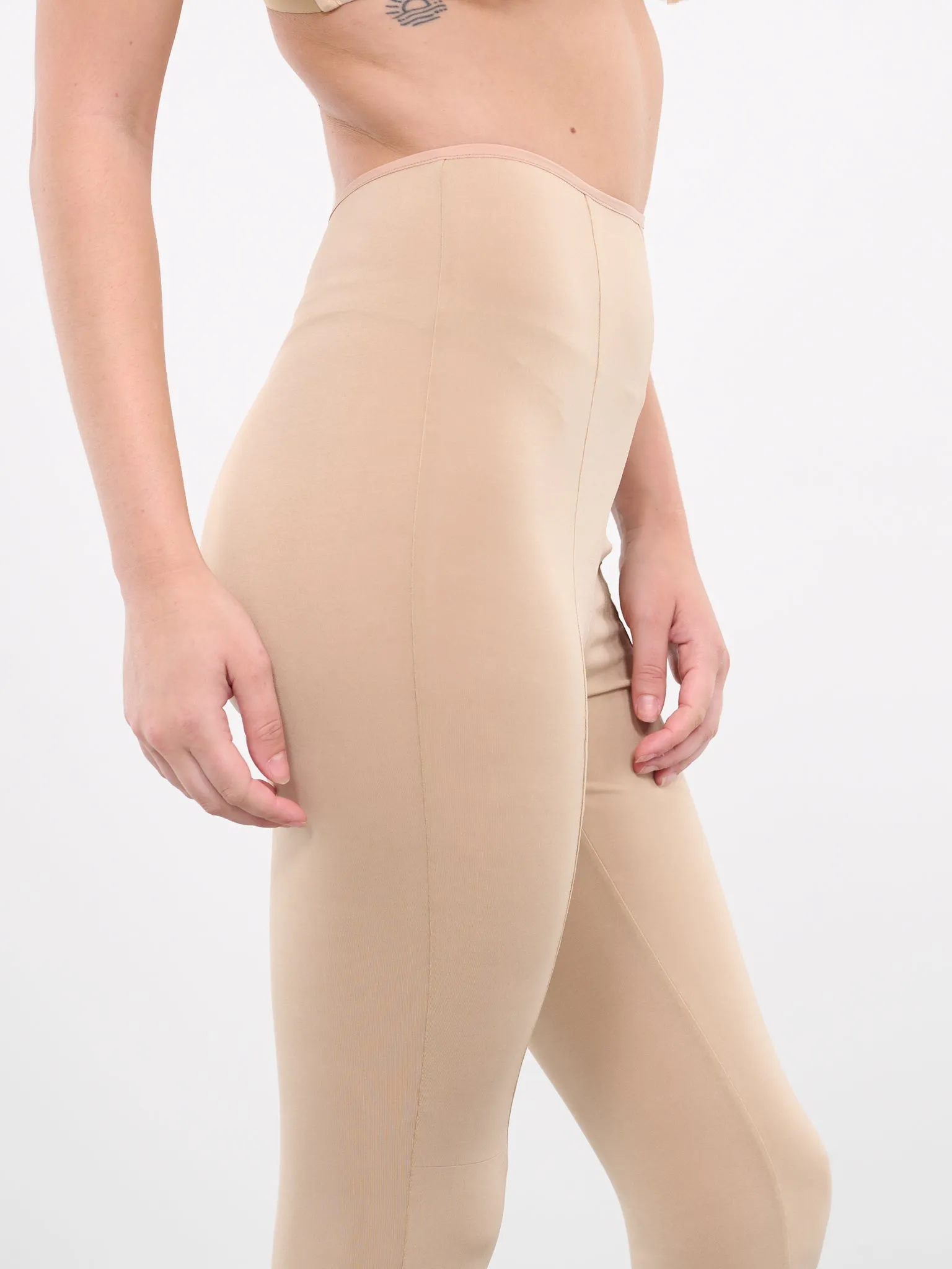 Flared Slit Leggings (TRS031-SANDC) sold by lorenzo product image thumbnail 4
