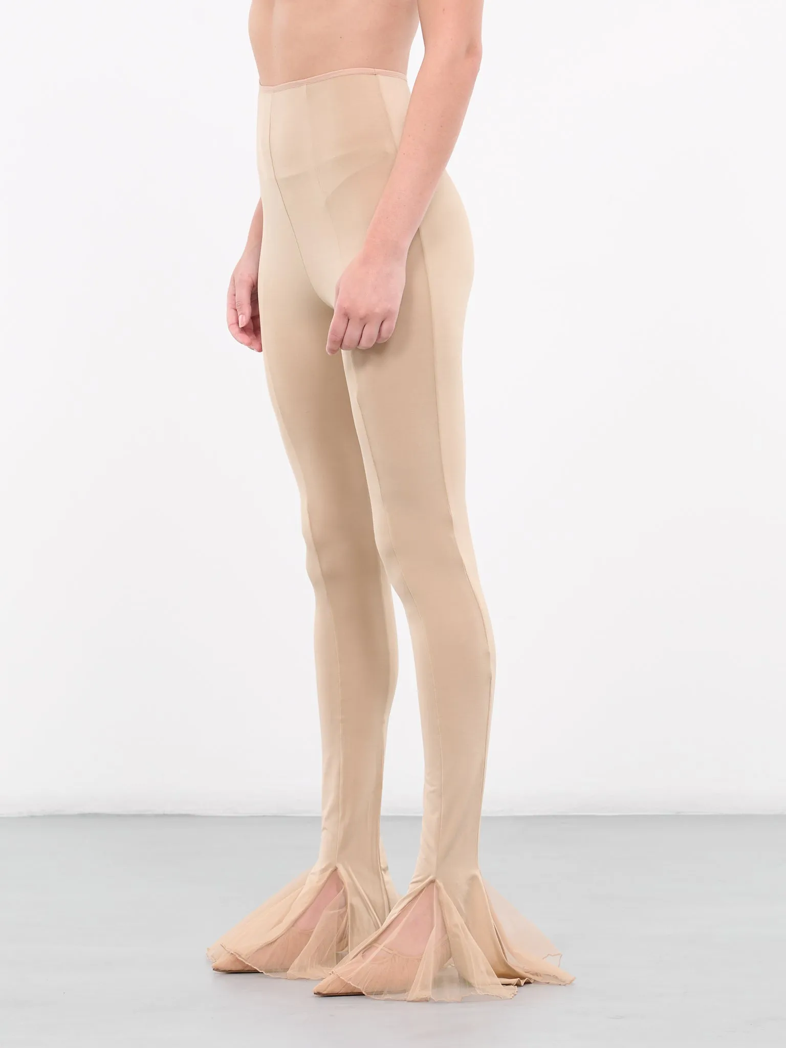 Flared Slit Leggings (TRS031-SANDC) sold by lorenzo product image thumbnail 2