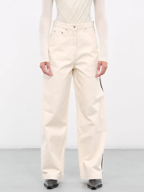 Oversized Jeans (PD-U-172-DE-OFF-WHITE) sold by lorenzo