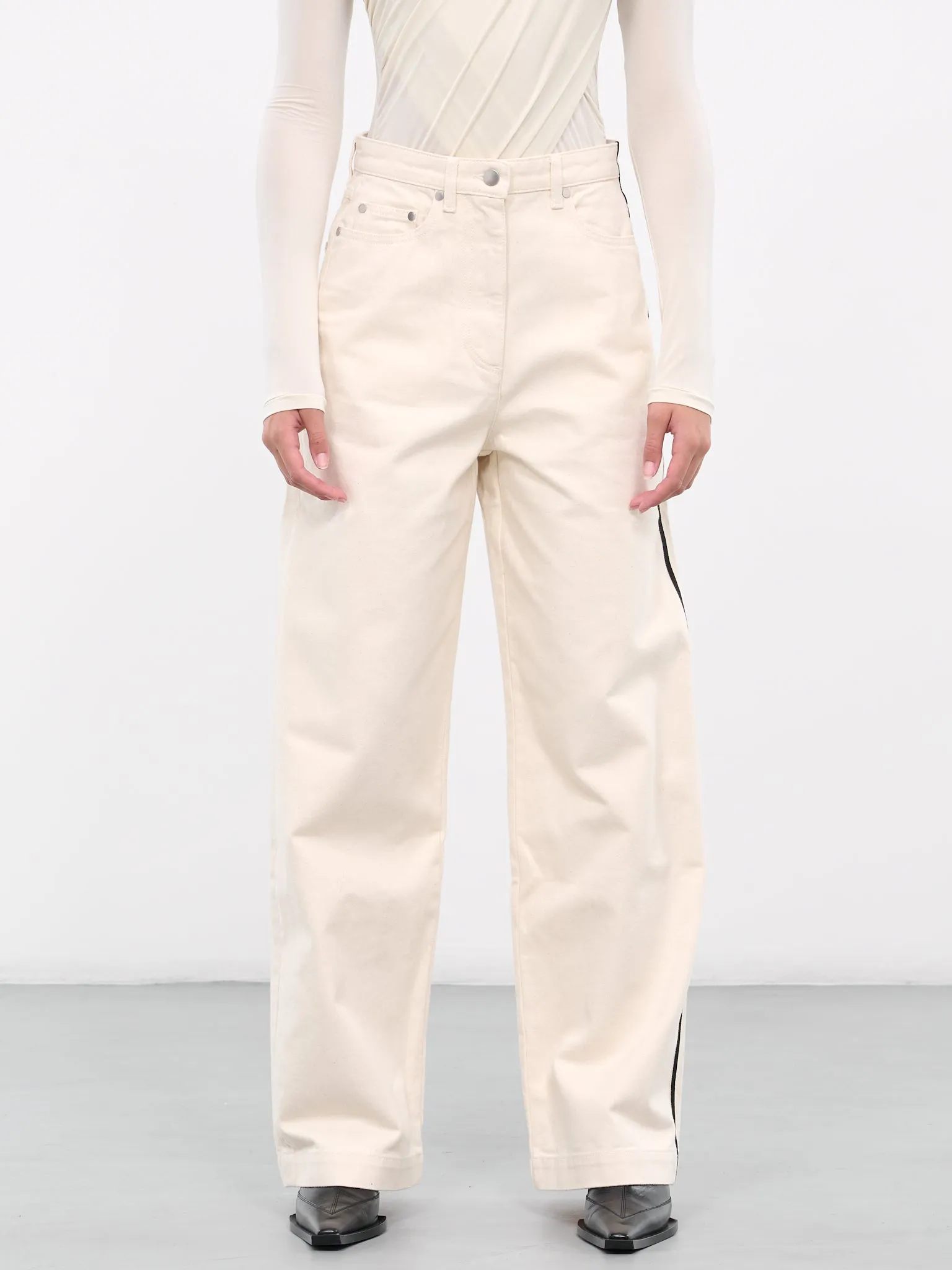 Oversized Jeans (PD-U-172-DE-OFF-WHITE) sold by lorenzo